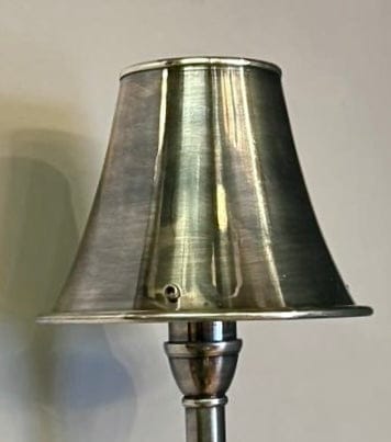 My Store Antique Silver BUK Brass Wall Sconce