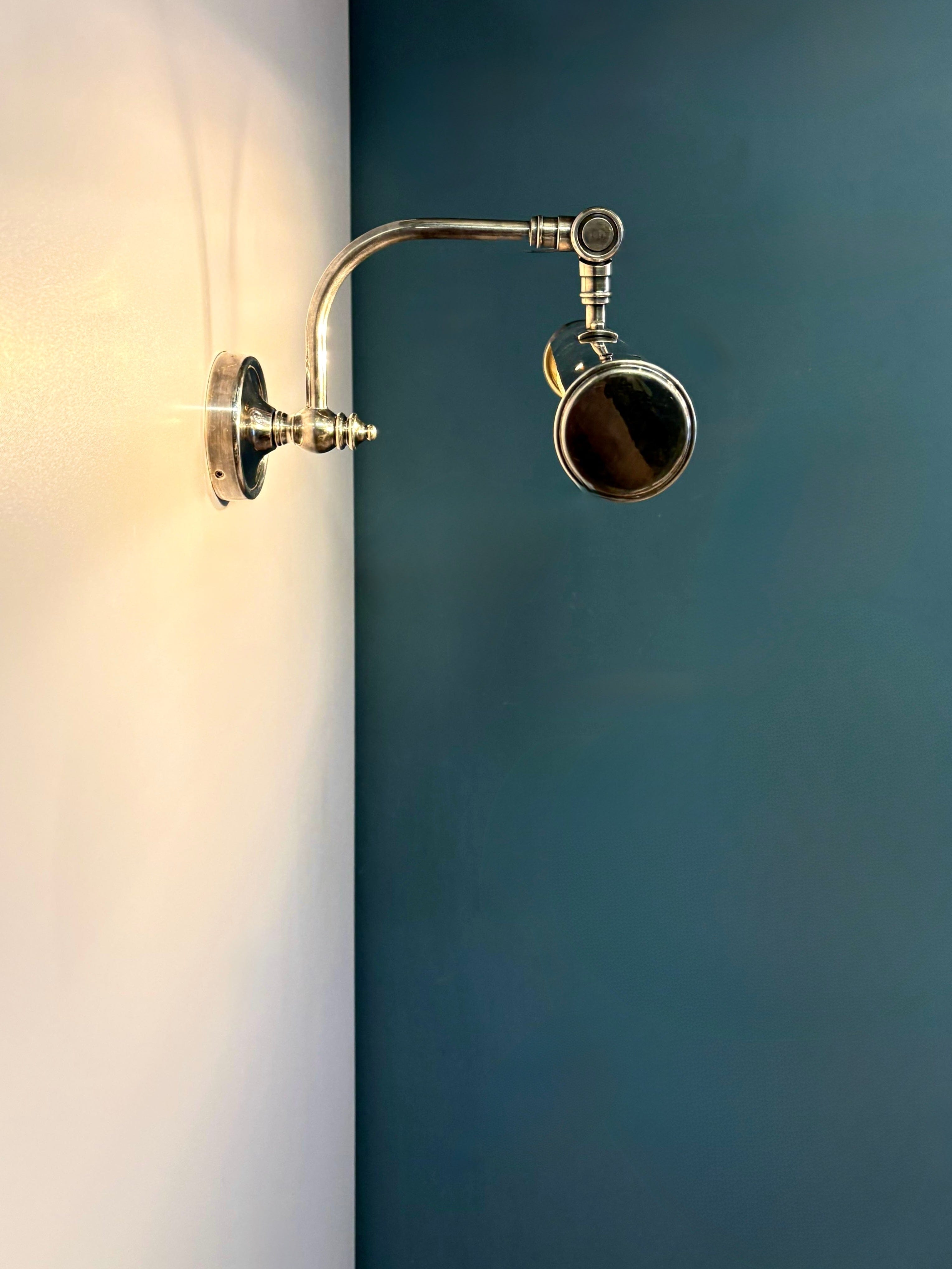 My Store Antique Silver FREGENE Brass Casting Picture Wall Sconce