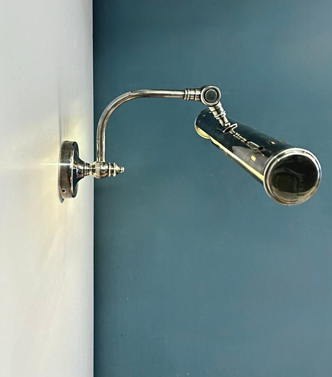 My Store Antique Silver FREGENE Brass Casting Picture Wall Sconce