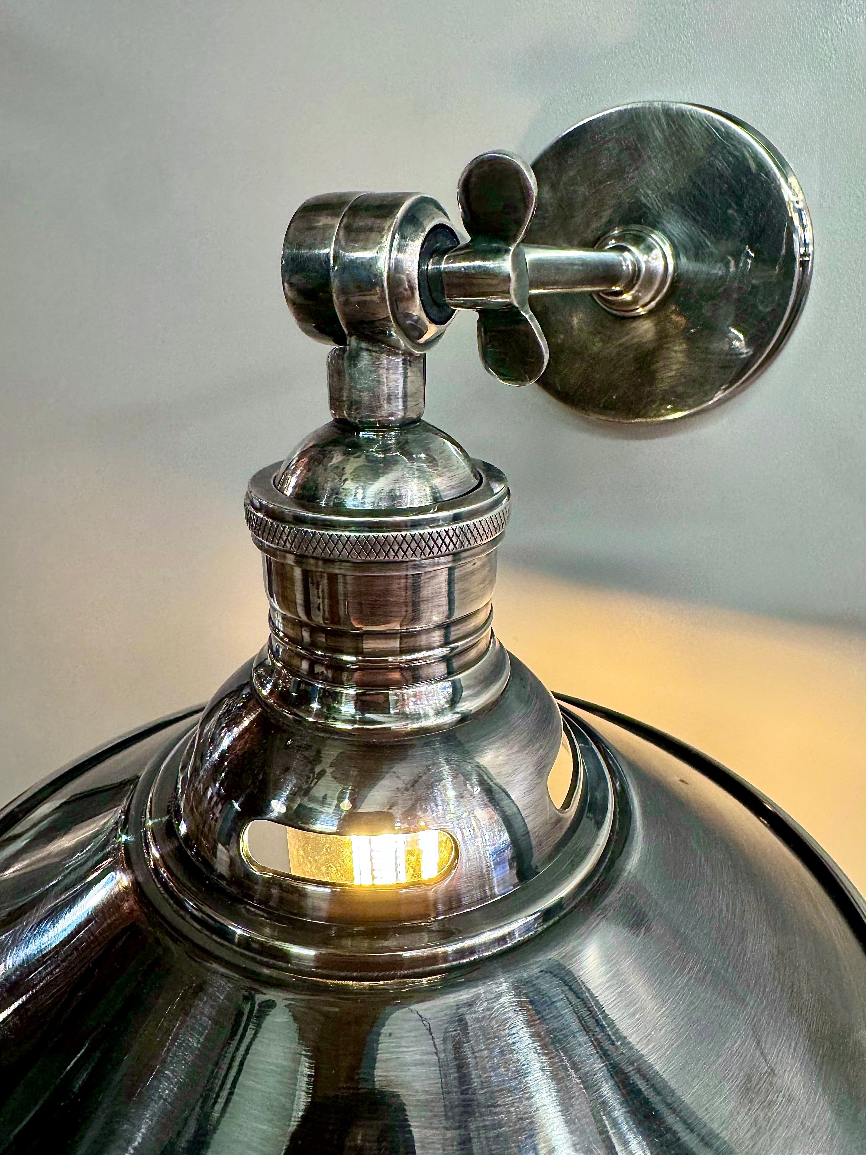 My Store Antique Silver GOLDAP Brass Wall Sconce