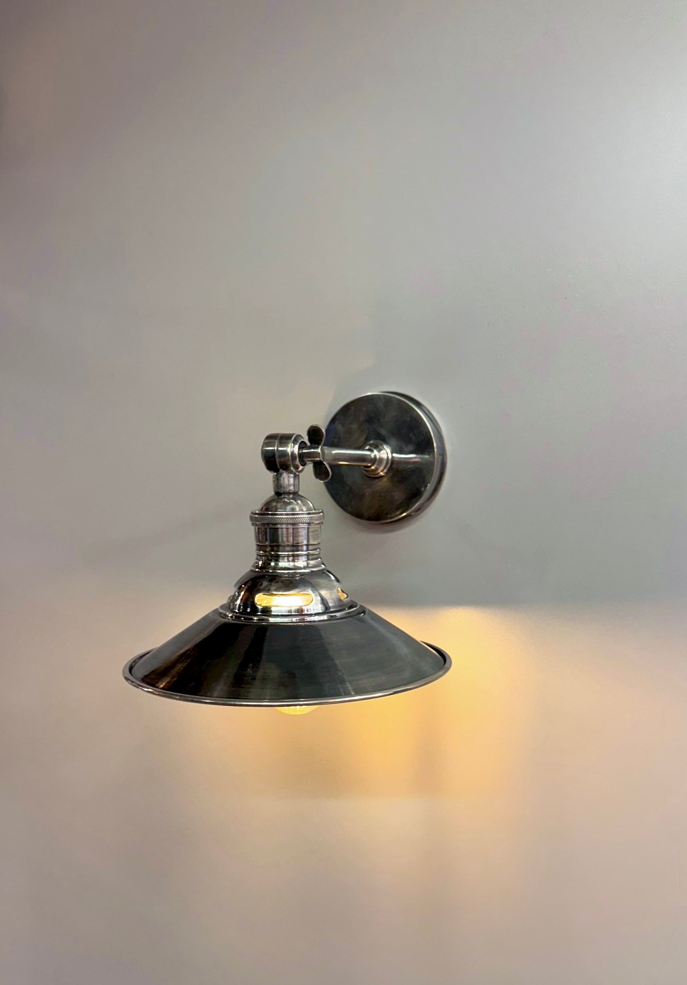 My Store Antique Silver GOLDAP Brass Wall Sconce