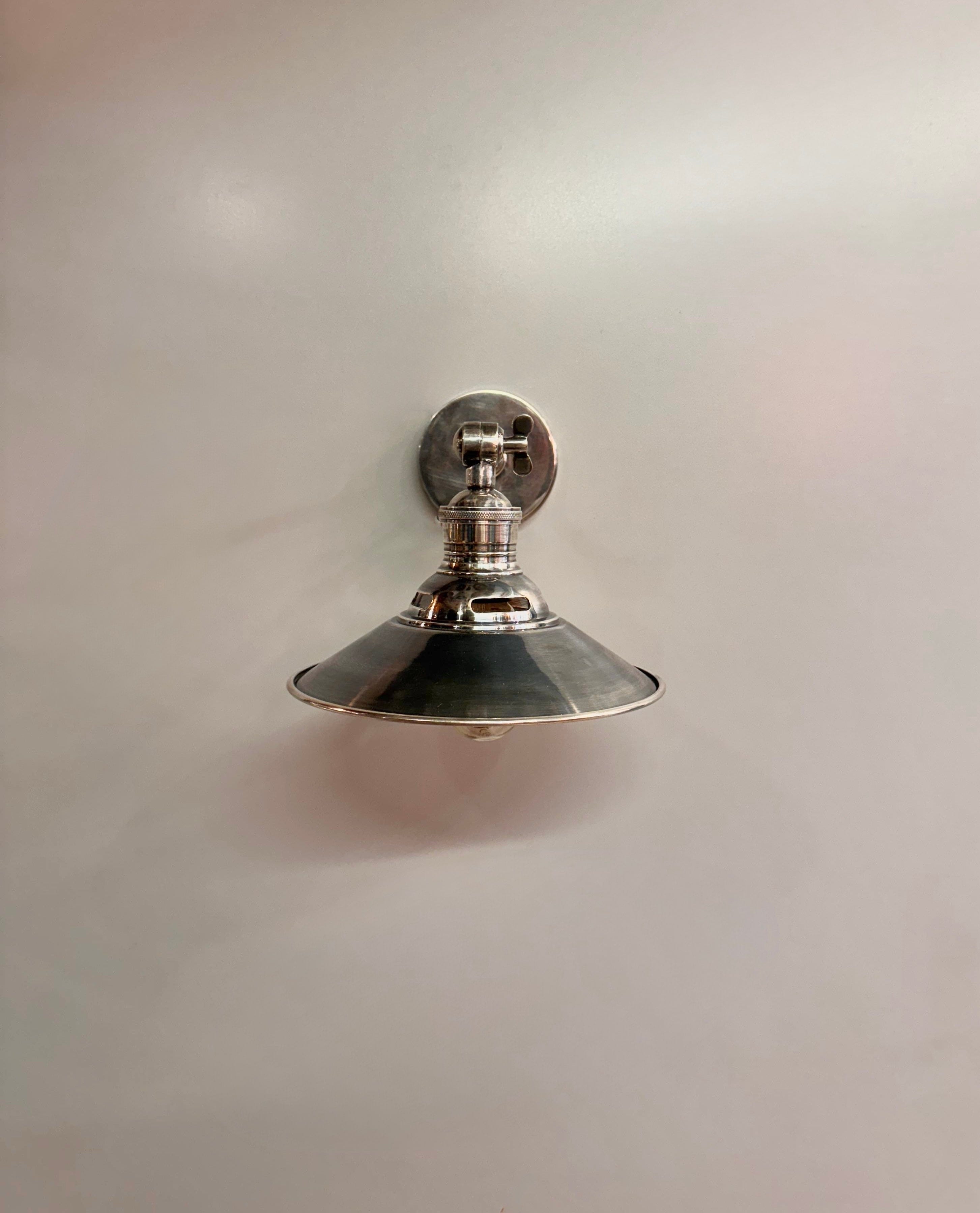 My Store Antique Silver GOLDAP Brass Wall Sconce