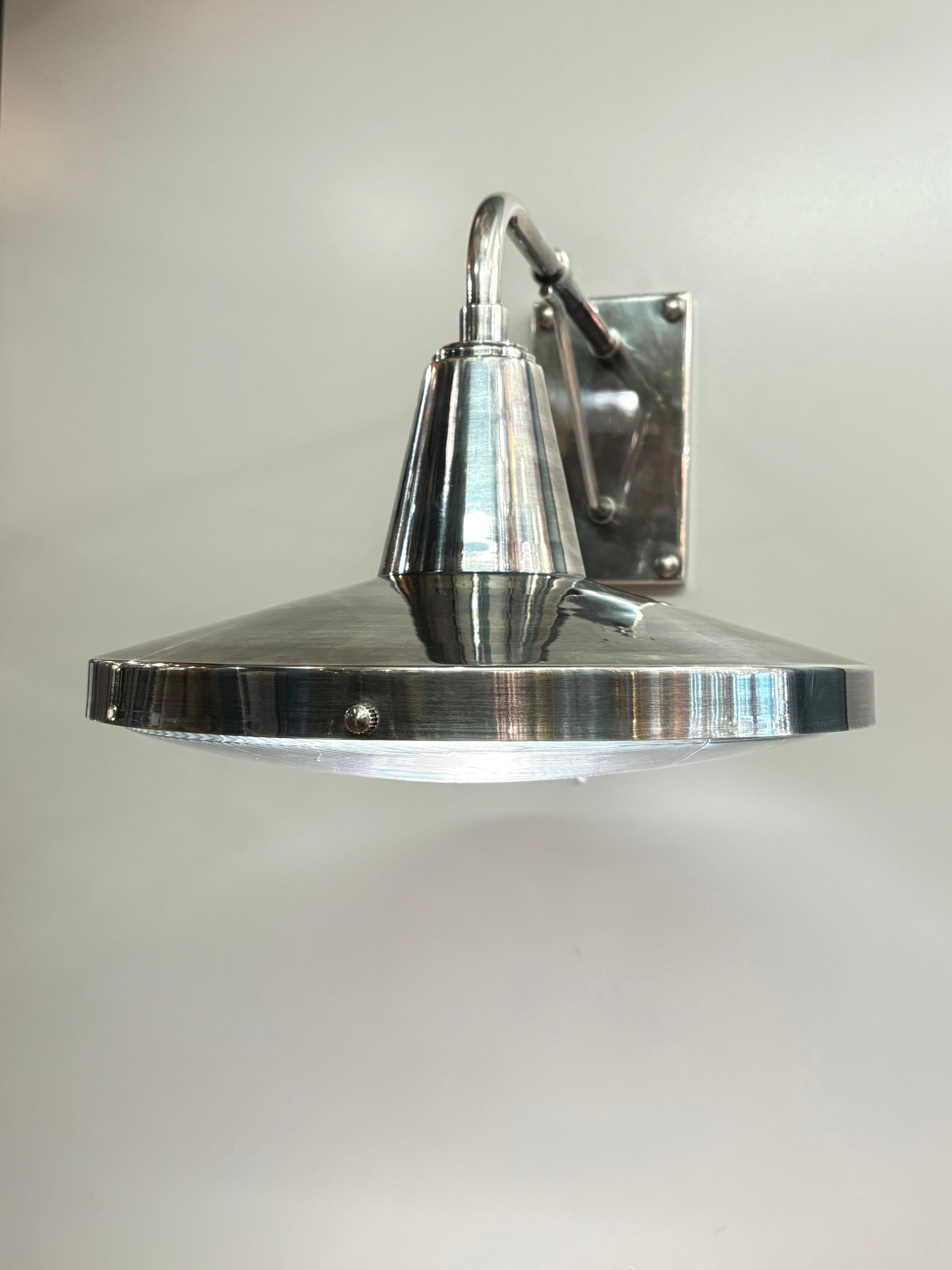 My Store Antique Silver MIRSK Brass Wall Sconce