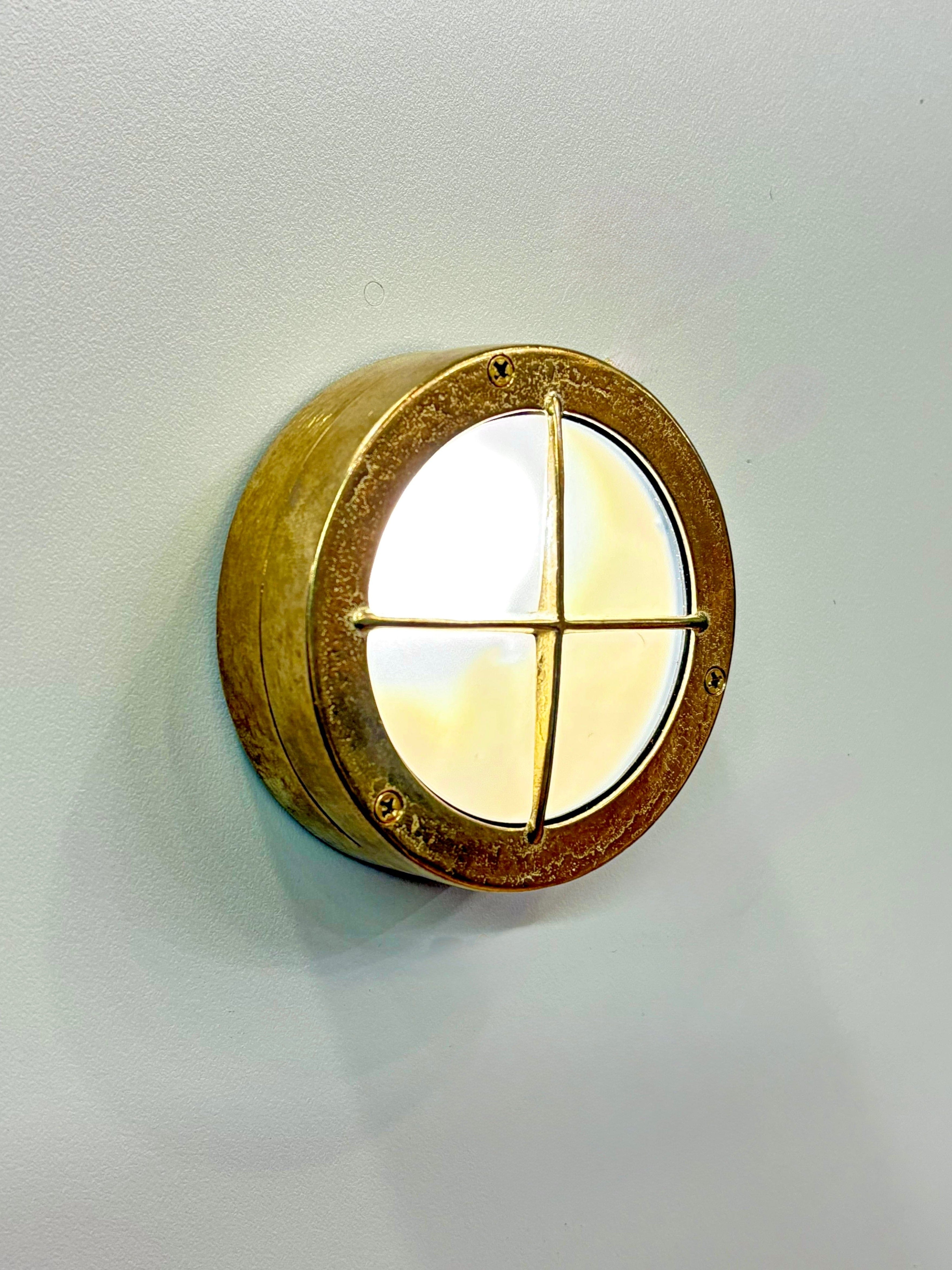 My Store BARCINI Nautical Bulkhead Wall Sconce
