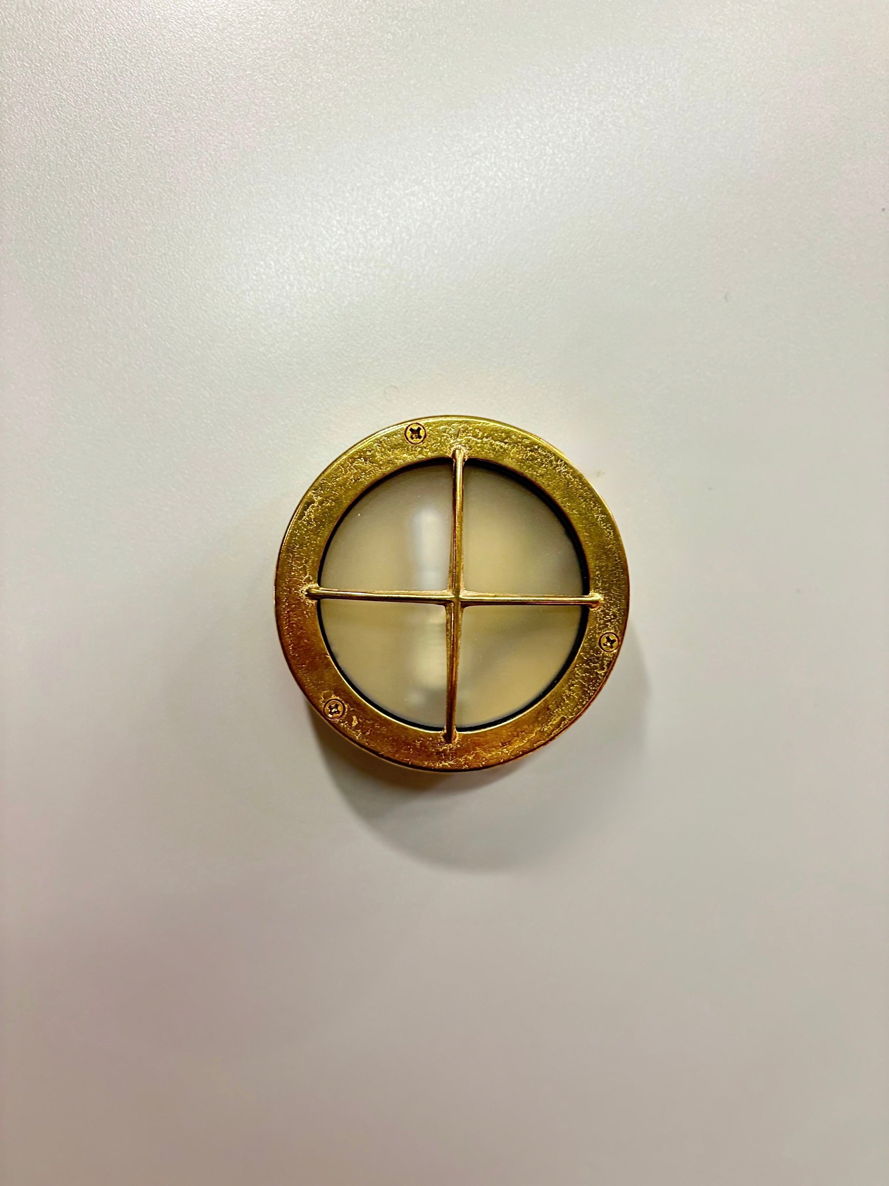 My Store BARCINI Nautical Bulkhead Wall Sconce