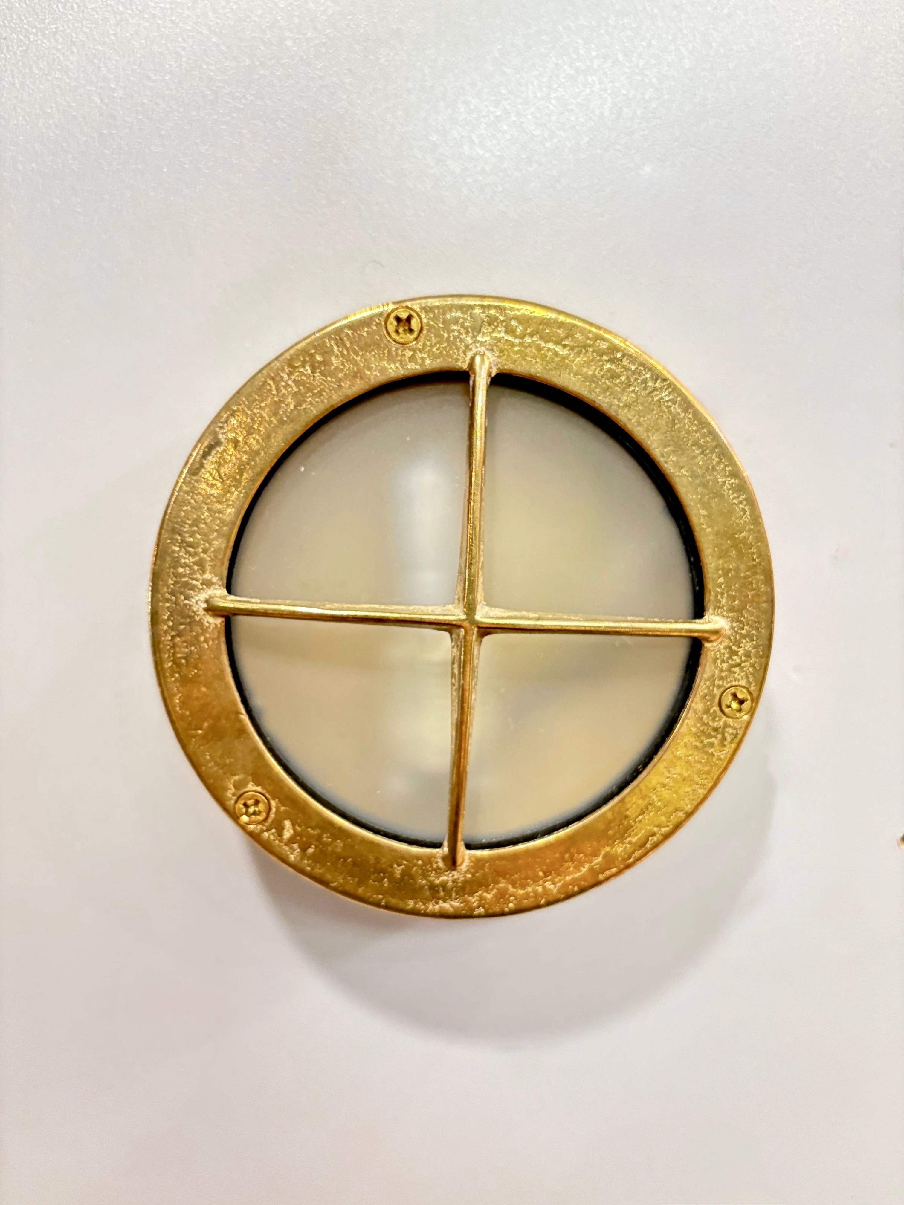 My Store BARCINI Nautical Bulkhead Wall Sconce