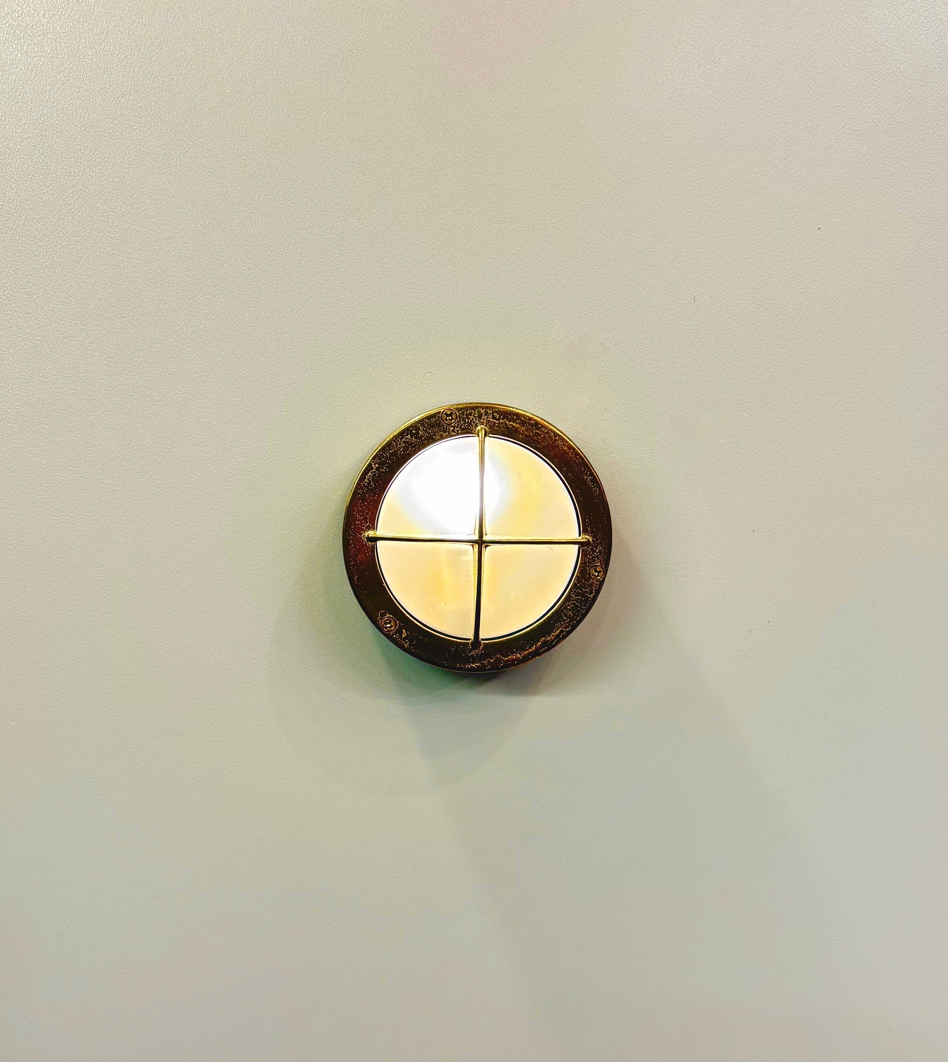 My Store BARCINI Nautical Bulkhead Wall Sconce