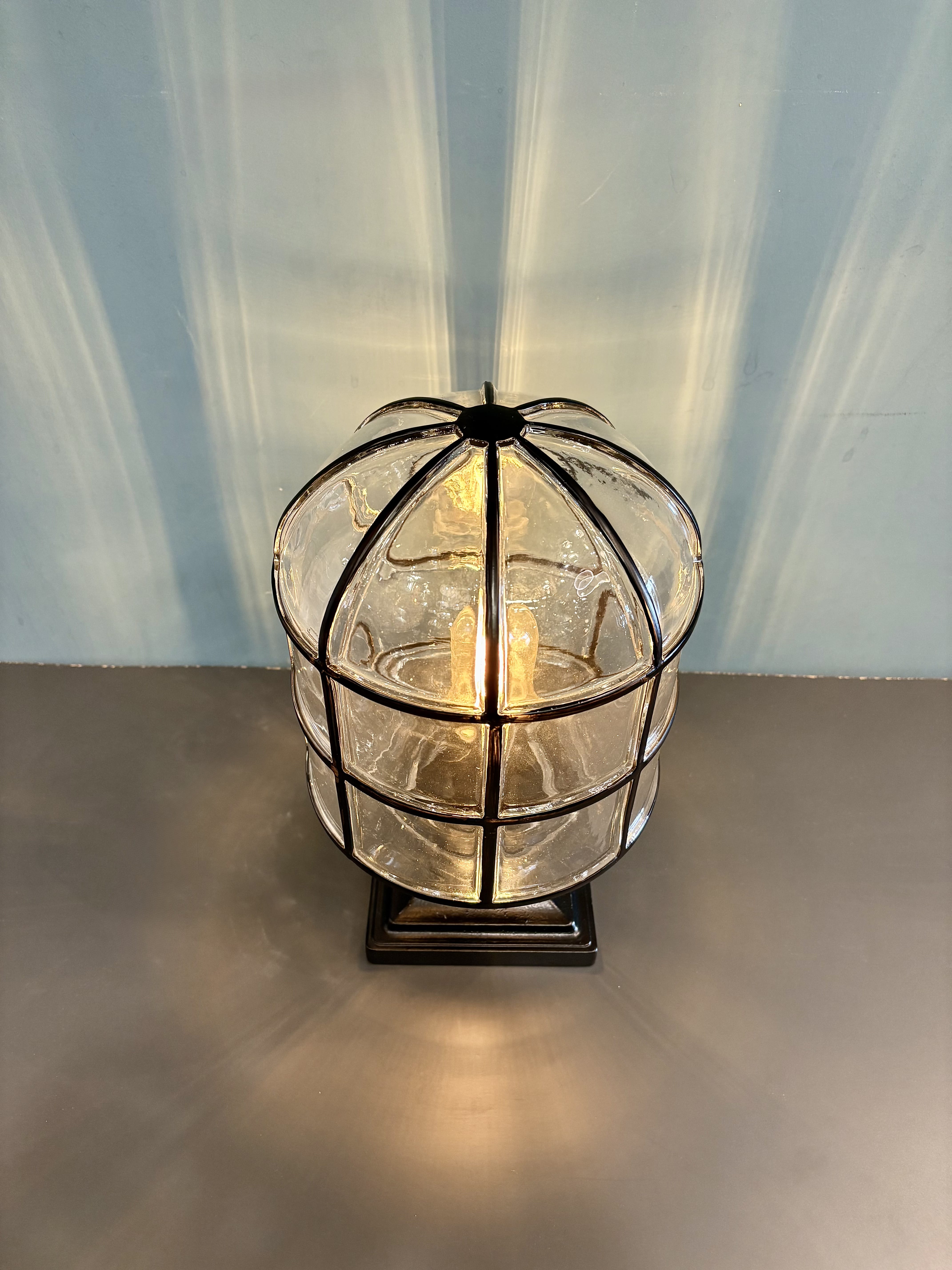 My Store Black ZLIN LARGE Outdoor Glass Dock Lamp