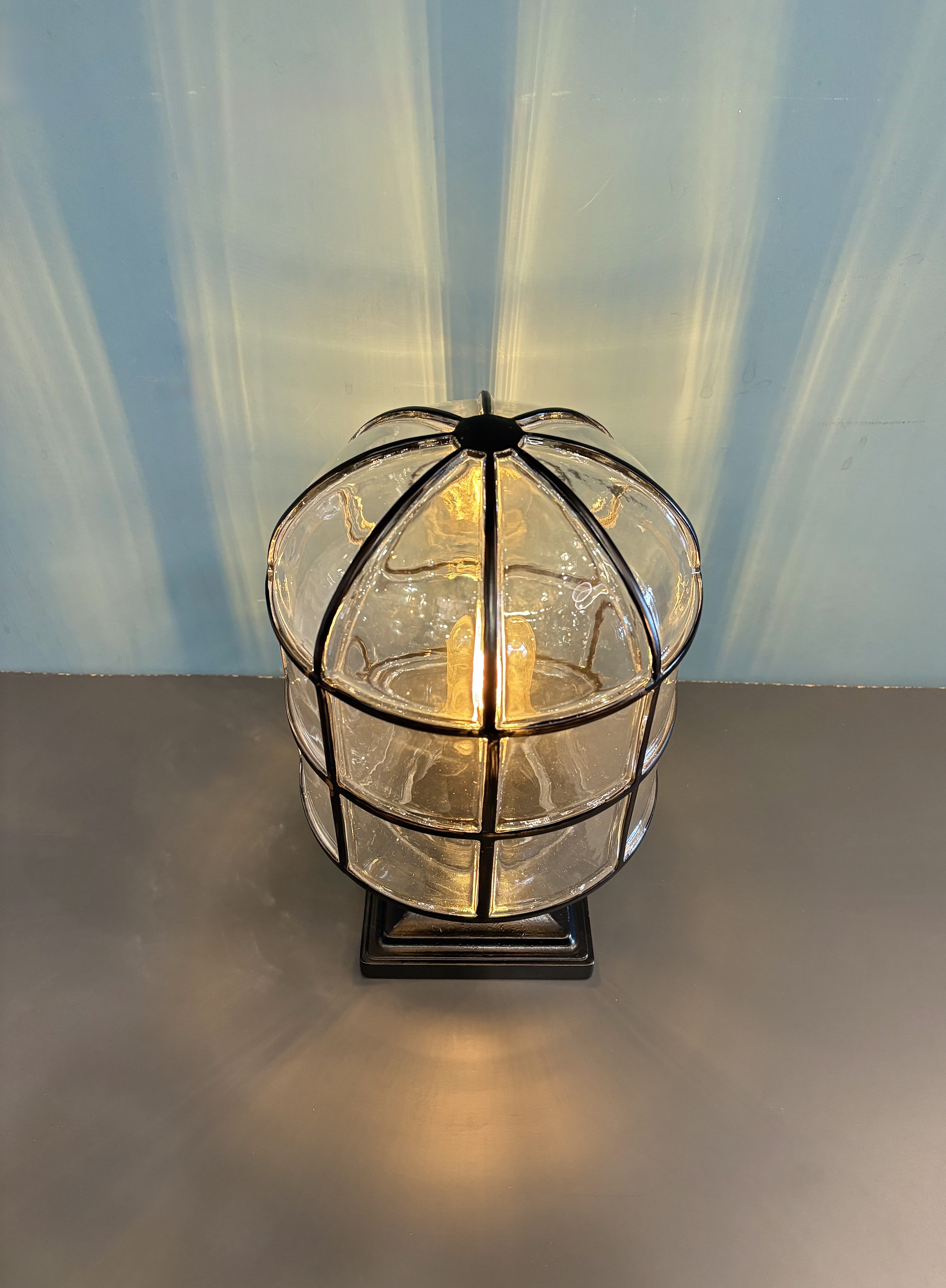 My Store Black ZLIN LARGE Outdoor Glass Dock Lamp
