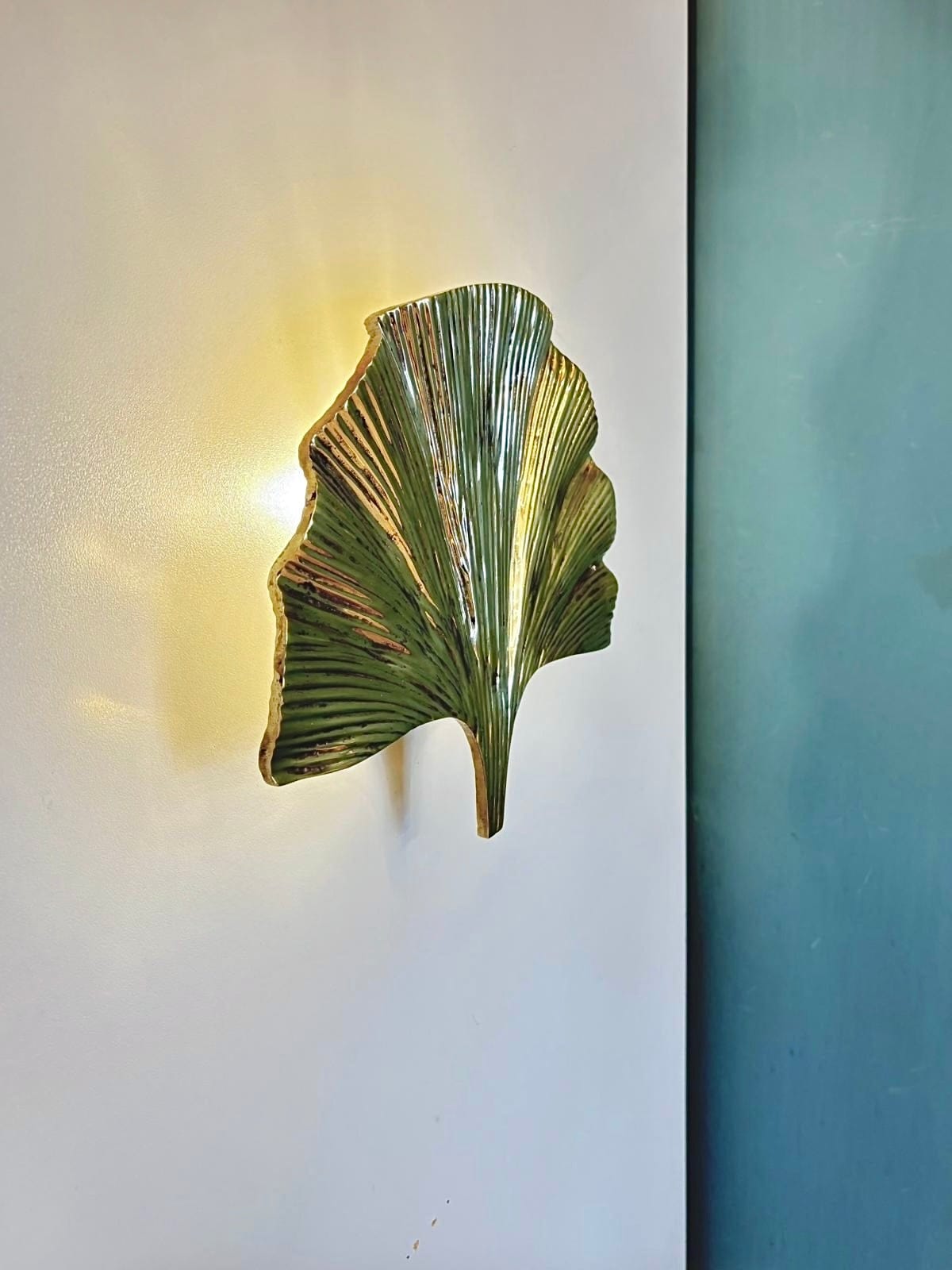 My Store Brushed Brass ALMADA Brass Casting Wall Sconce
