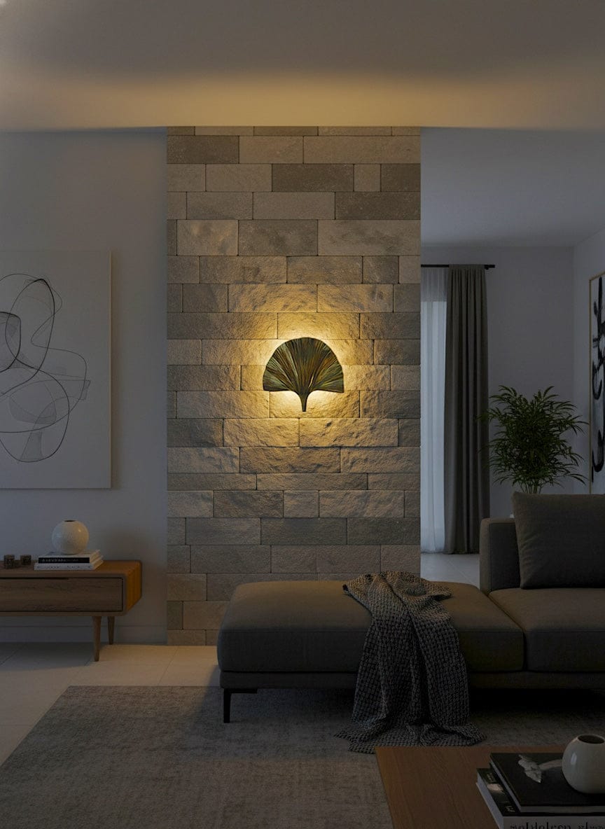 My Store Brushed Brass ALMADA Brass Casting Wall Sconce