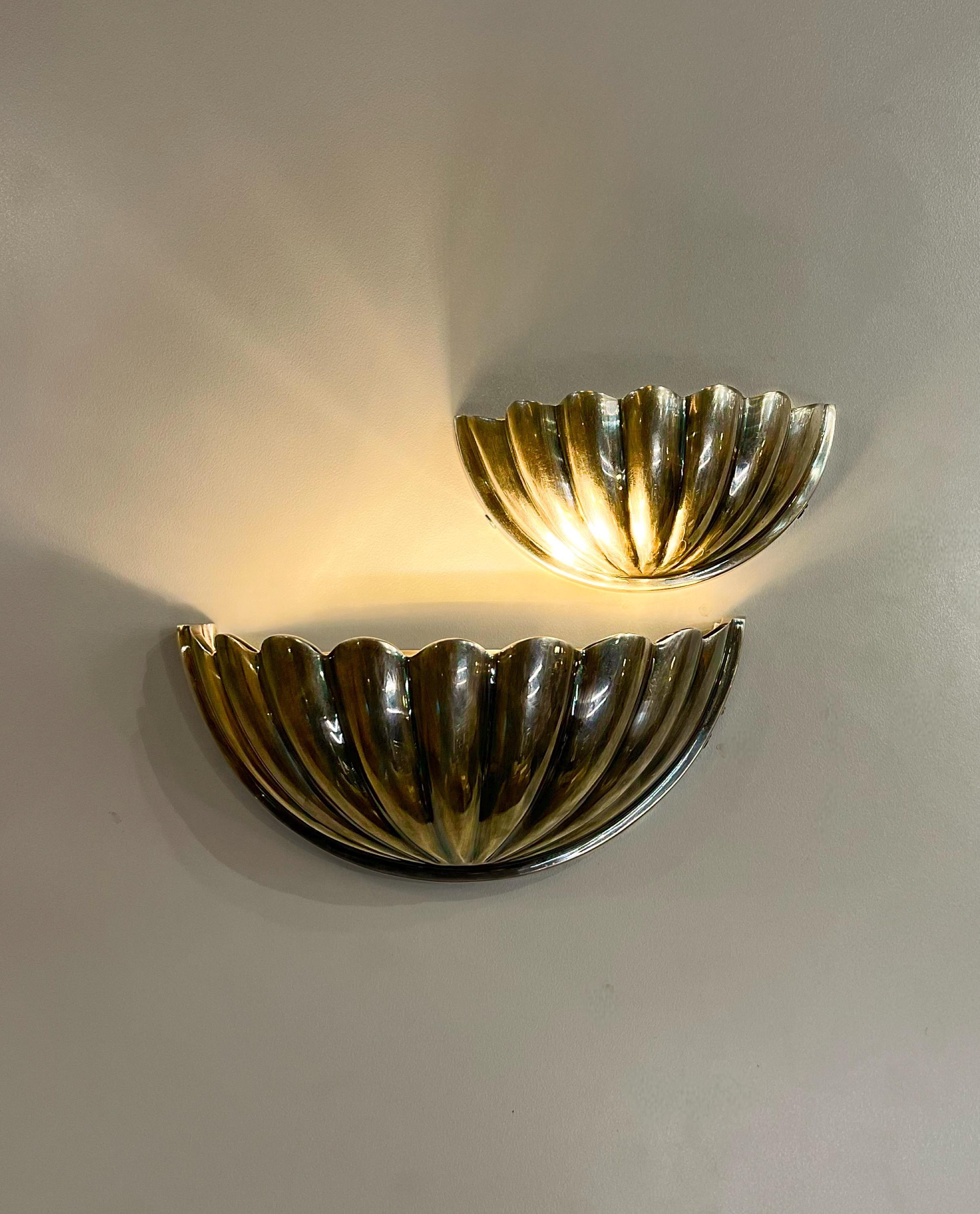 My Store CARDIUM Brass Wall Sconce