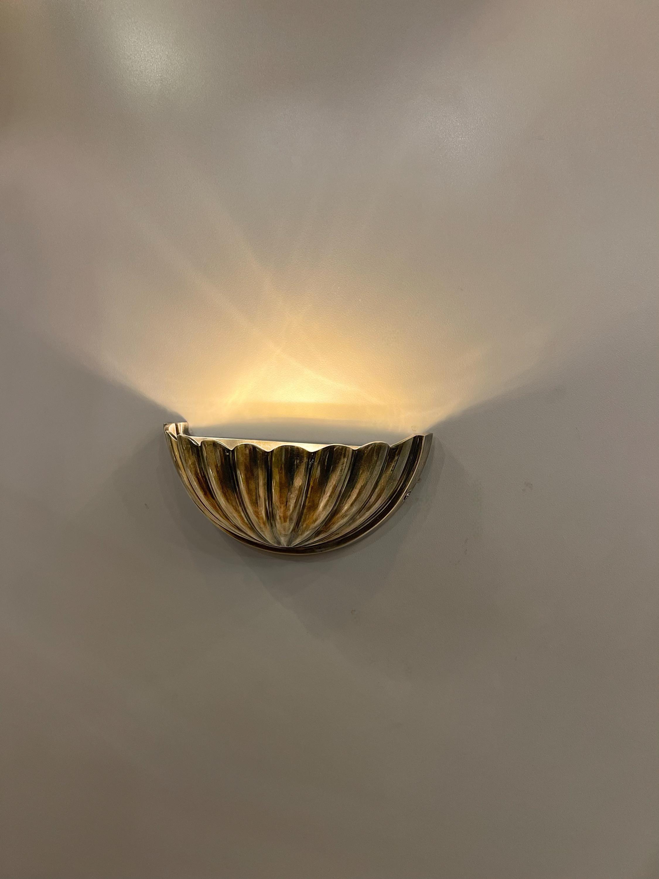 My Store CARDIUM Brass Wall Sconce