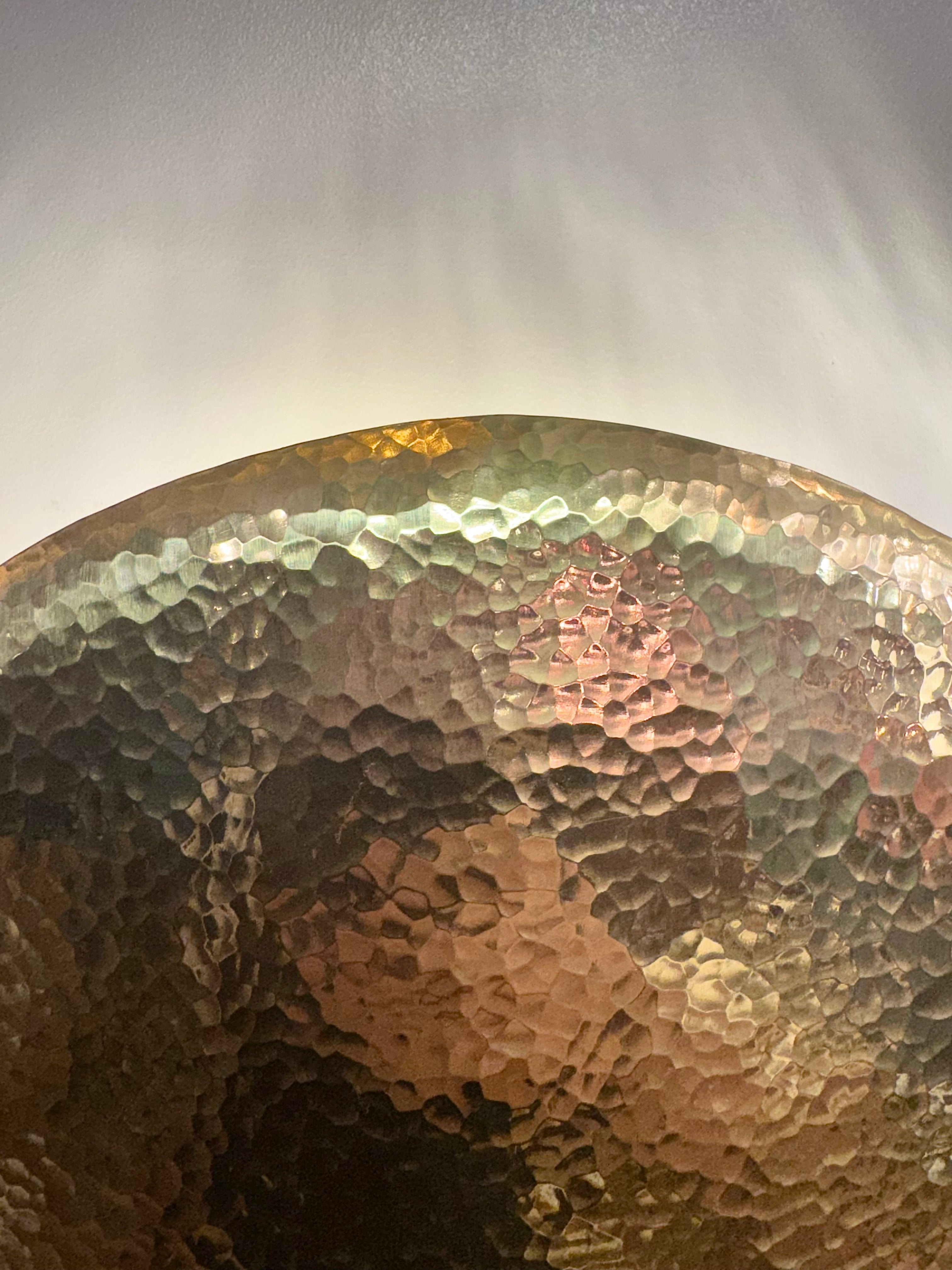 My Store CORO Hammered Brass Wall Lighting Fixture