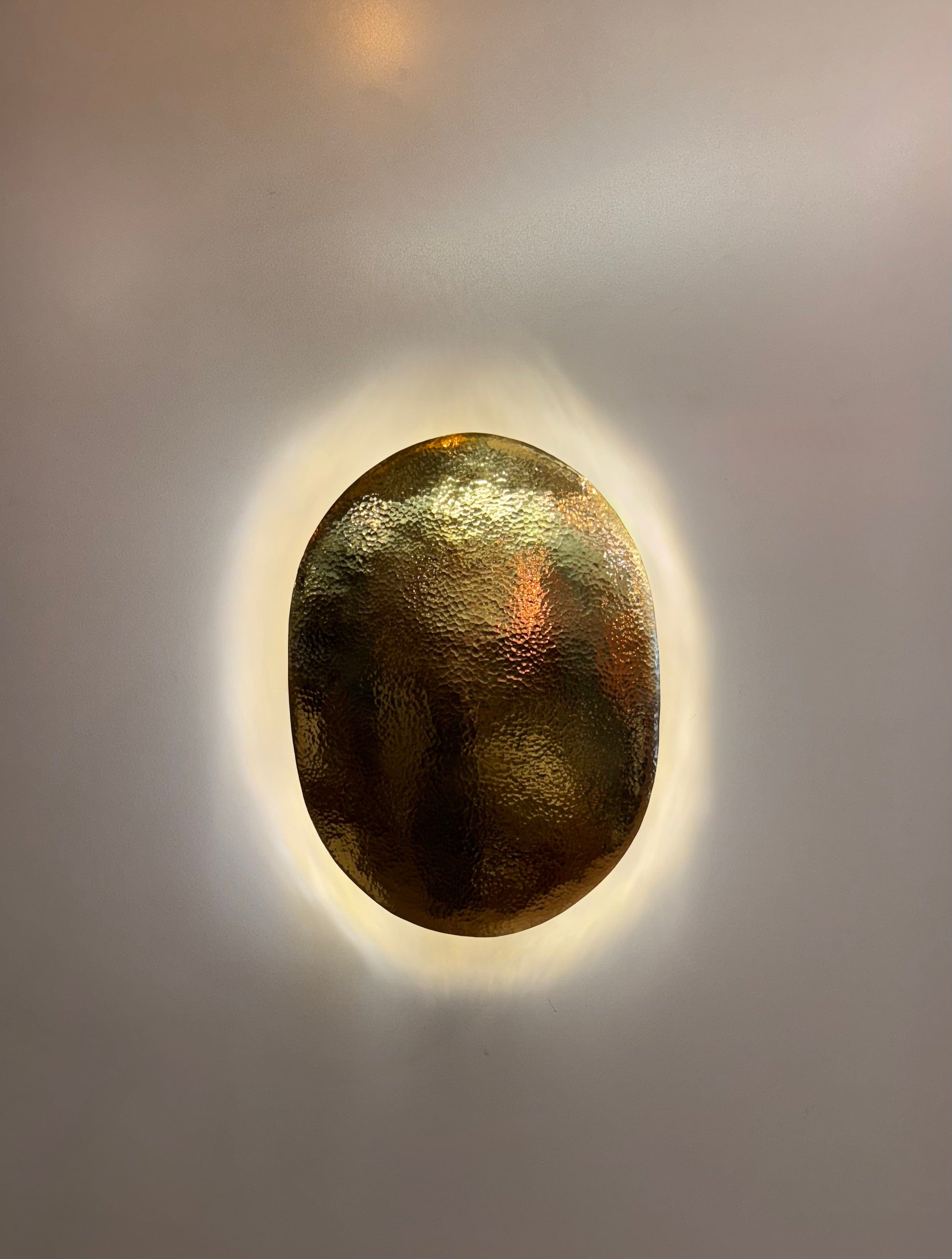 My Store CORO Hammered Brass Wall Lighting Fixture