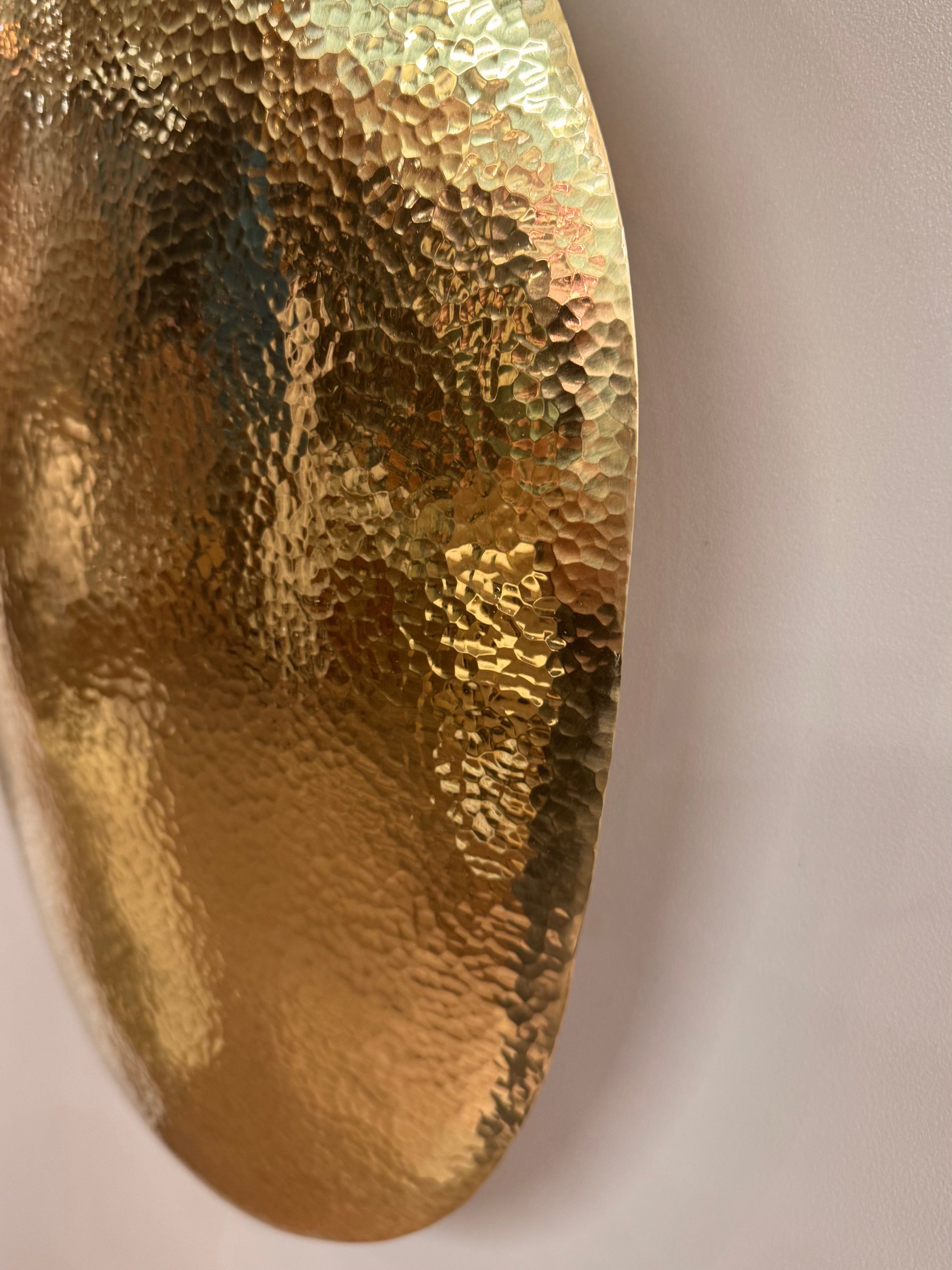 My Store CORO Hammered Brass Wall Lighting Fixture