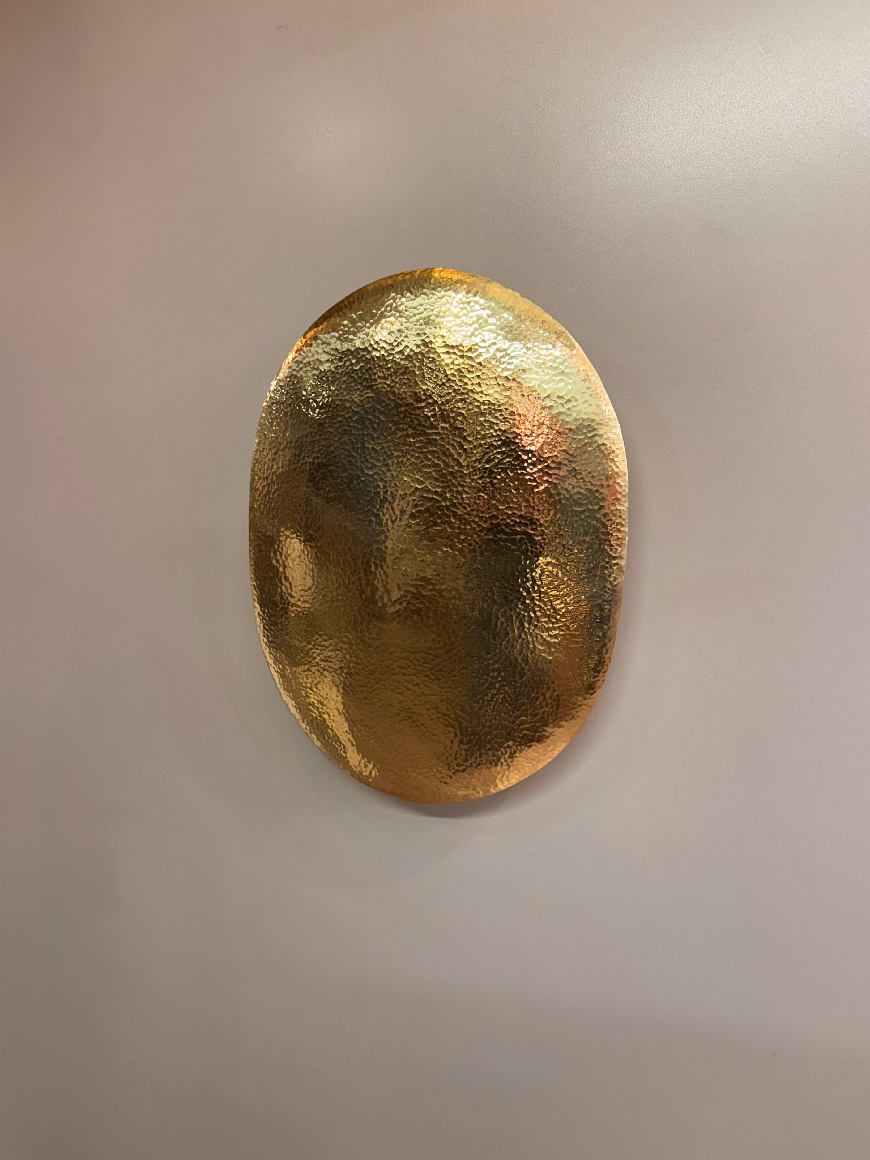 My Store CORO Hammered Brass Wall Lighting Fixture