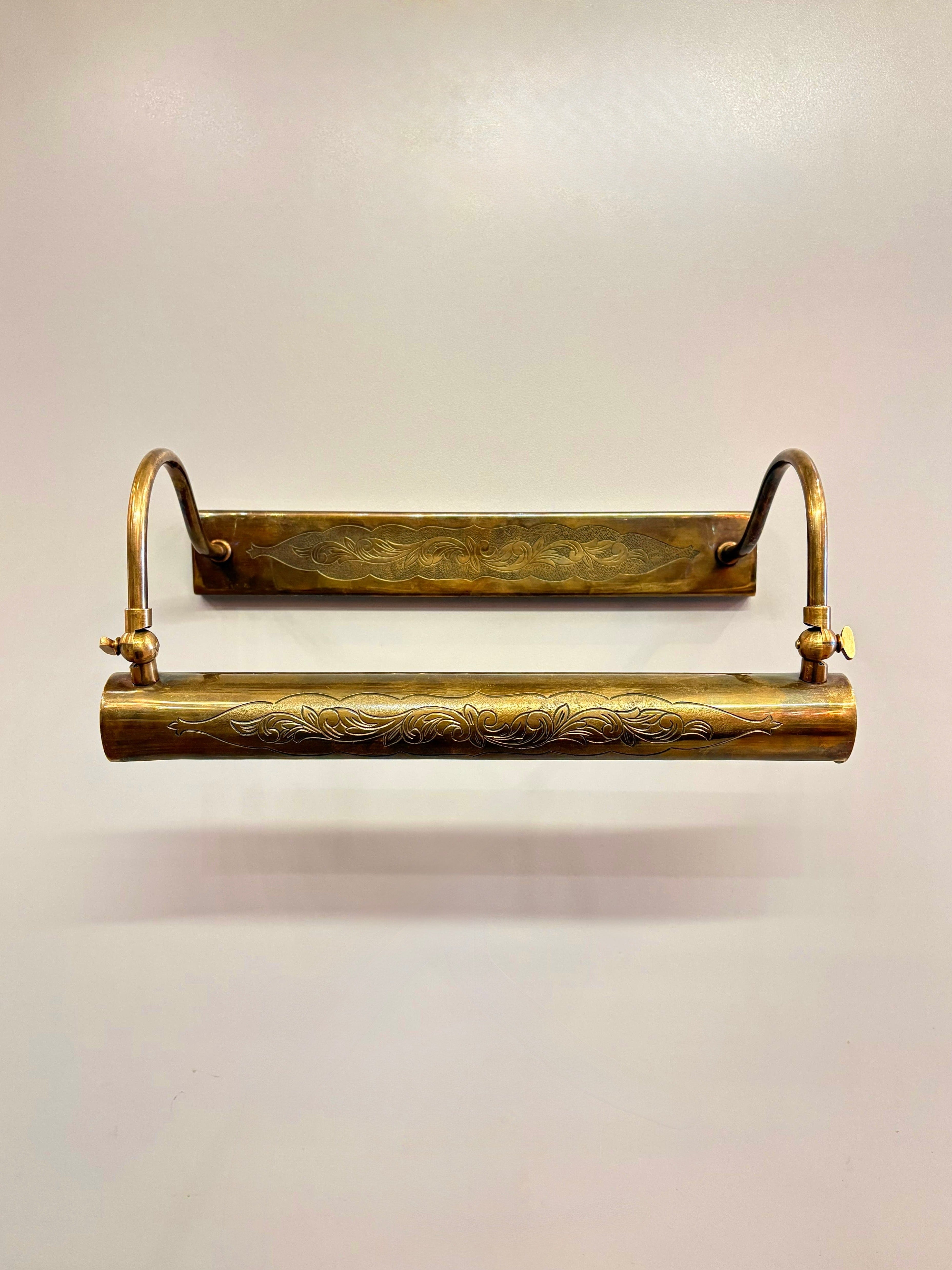 My Store JENA Brass Picture Wall Sconce, Mid Century Wall Lighting