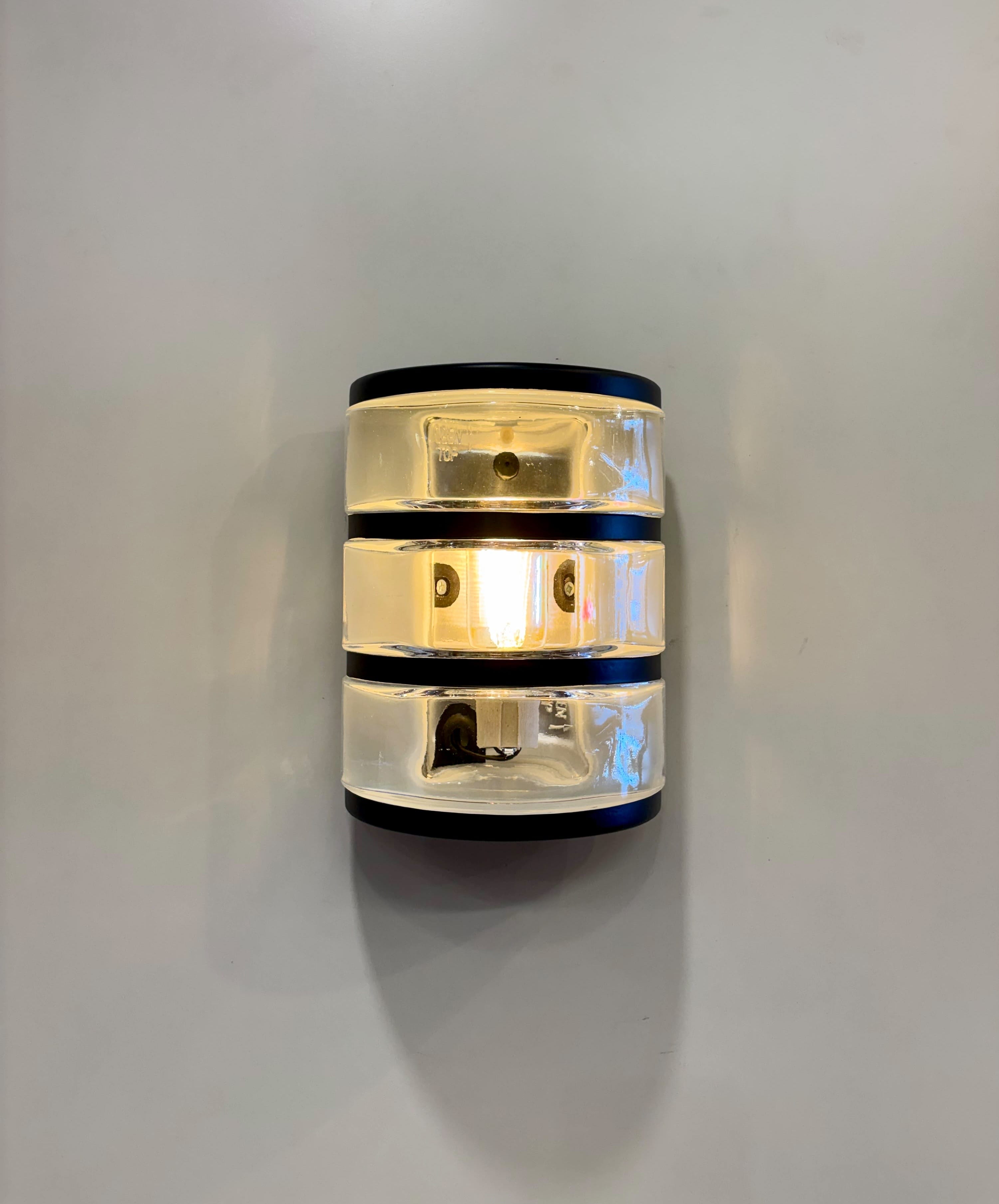 My Store LUNDA SEMIFLUSH GLASS Wall Sconce