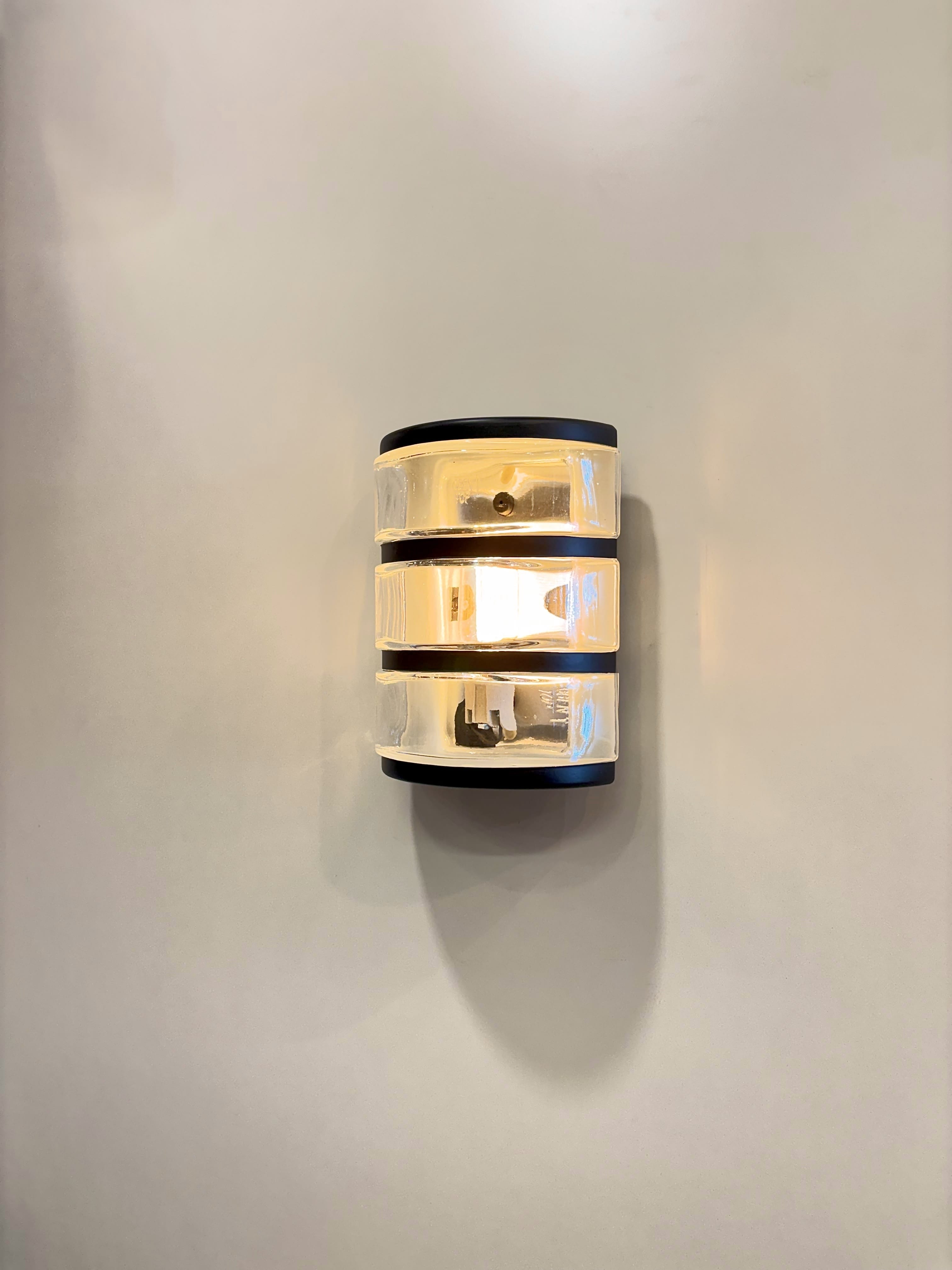 My Store LUNDA SEMIFLUSH GLASS Wall Sconce
