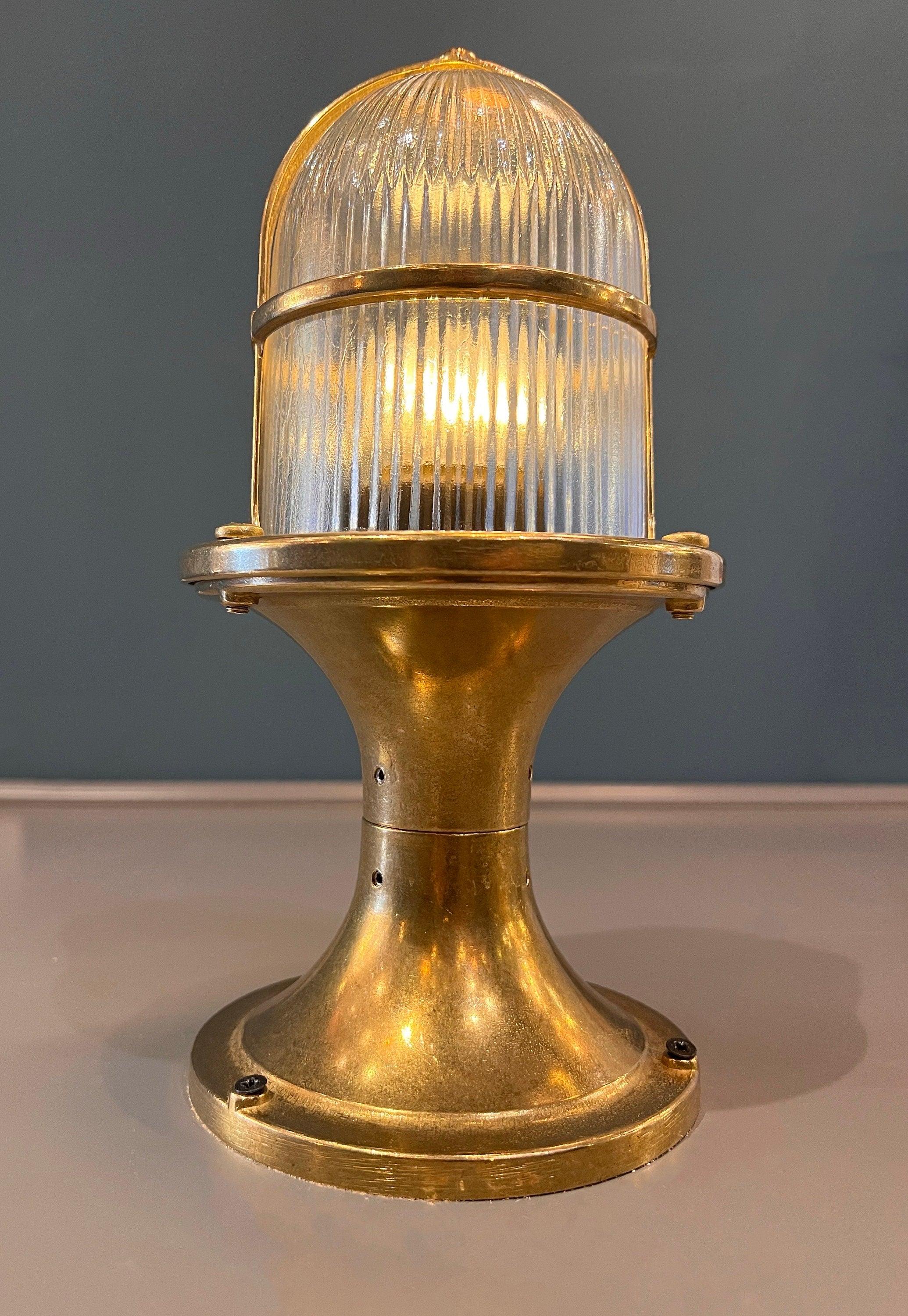 My Store Raw Brass DELSOL Nautical Dock Lamp