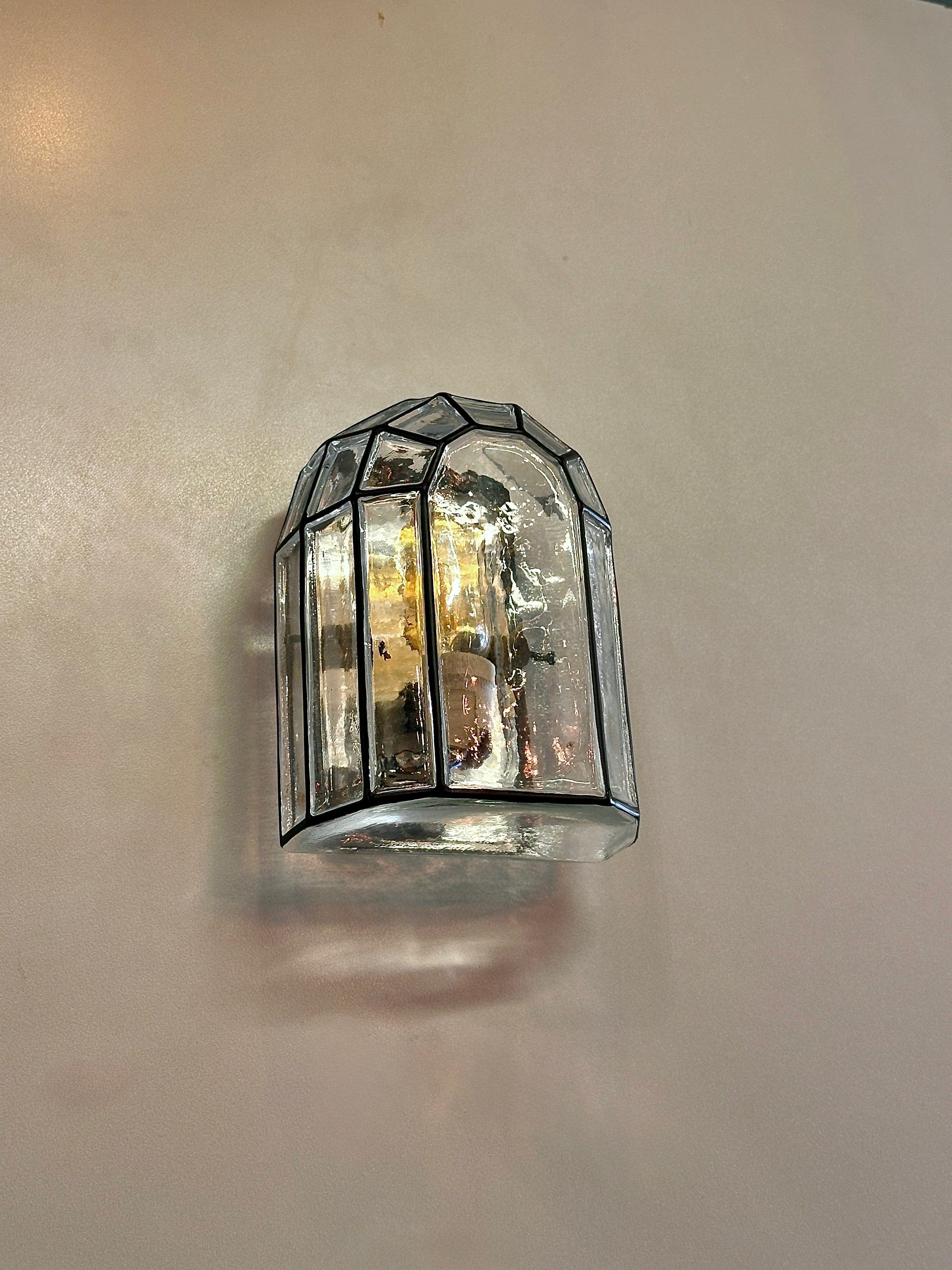 My Store STARA SEMIFLUSH GLASS Wall Sconce