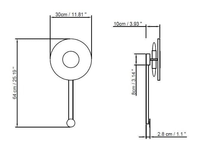 Arel Lighting RAMBLA Marble Sconce