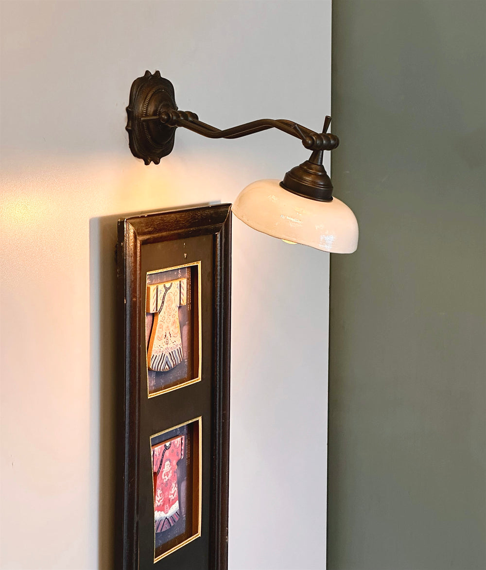 LUBLIN Brass Traditional Wall Sconce