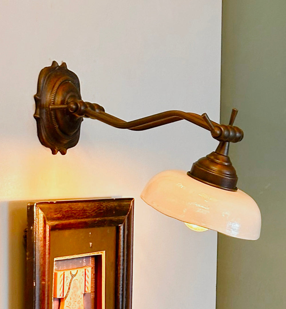 LUBLIN Brass Traditional Wall Sconce