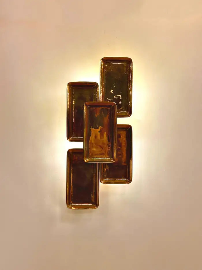 COMOR Brass Casting Monumental Wall Sconce