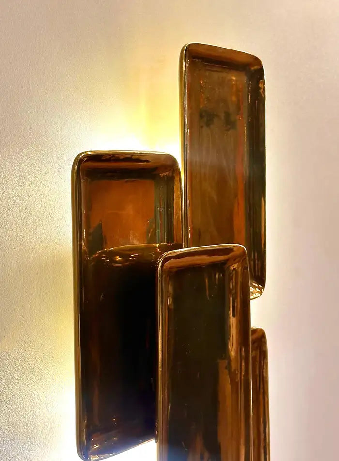 COMOR Brass Casting Monumental Wall Sconce