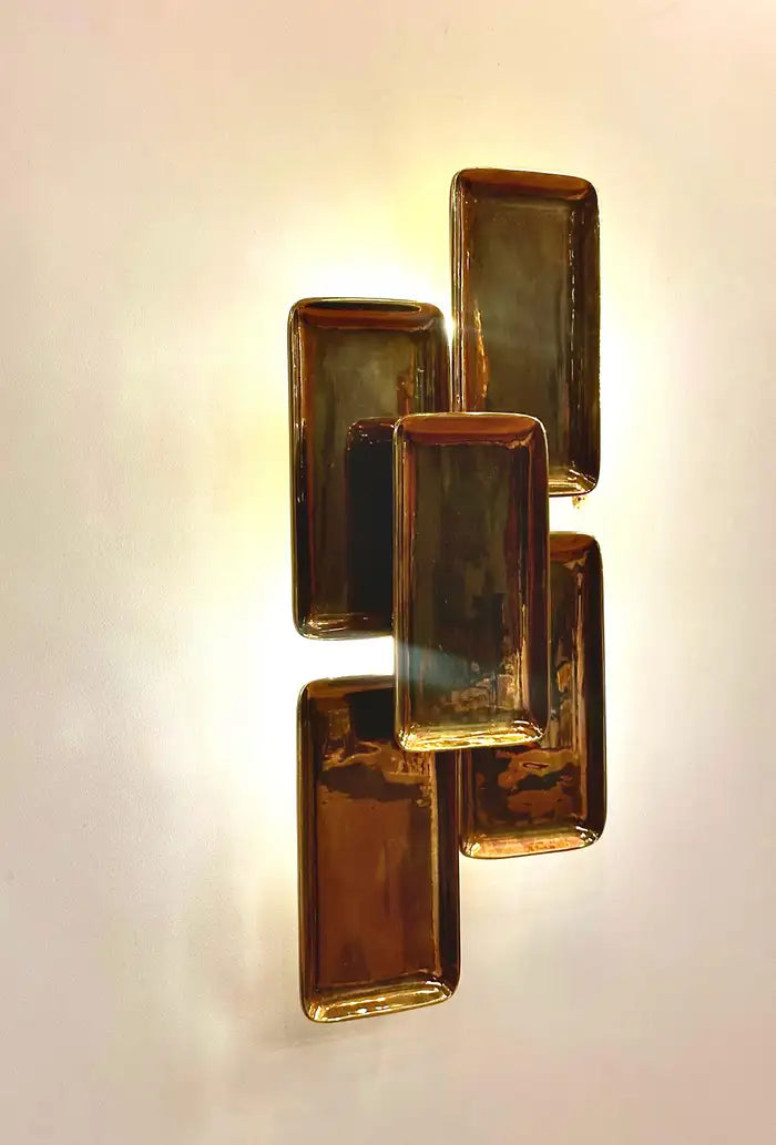 COMOR Brass Casting Monumental Wall Sconce