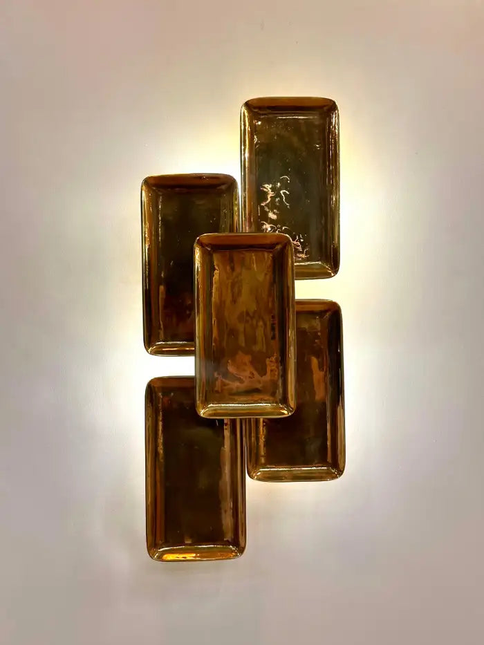 COMOR Brass Casting Monumental Wall Sconce