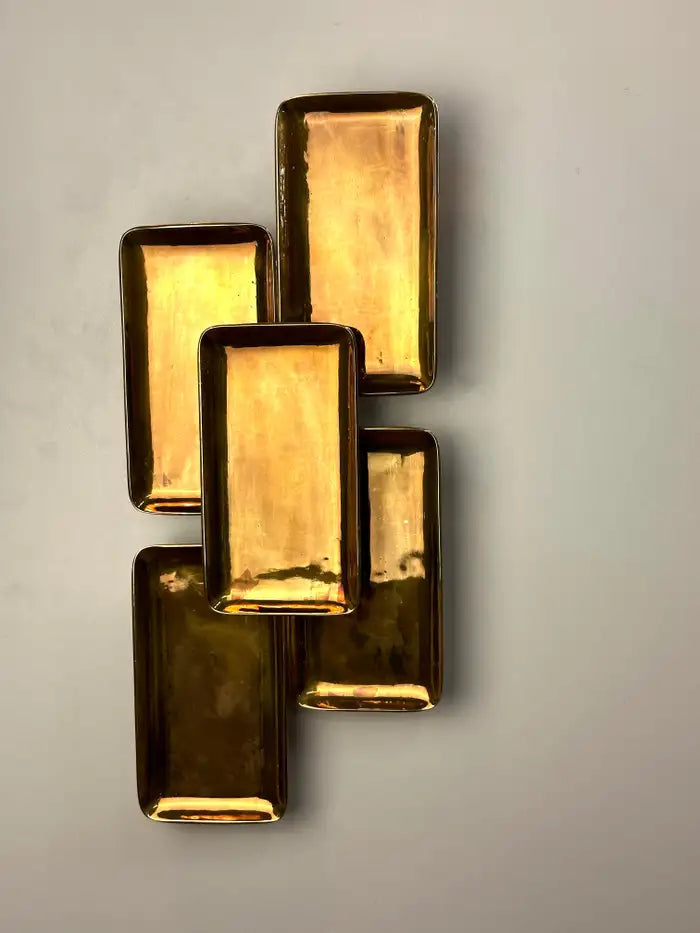 COMOR Brass Casting Monumental Wall Sconce