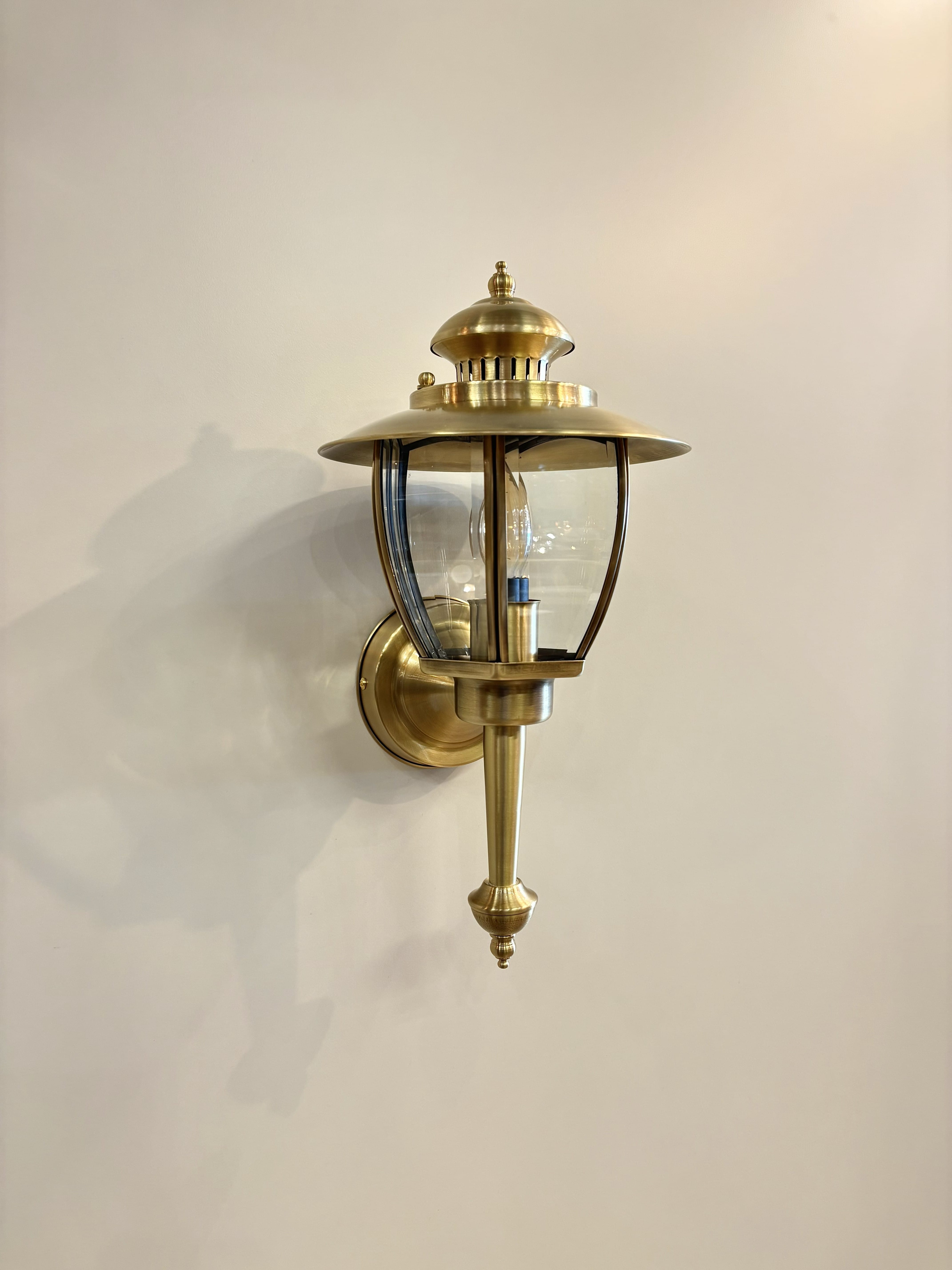 Arel Lighting ALGINET Handmade Brass Outdoor Wall Sconce