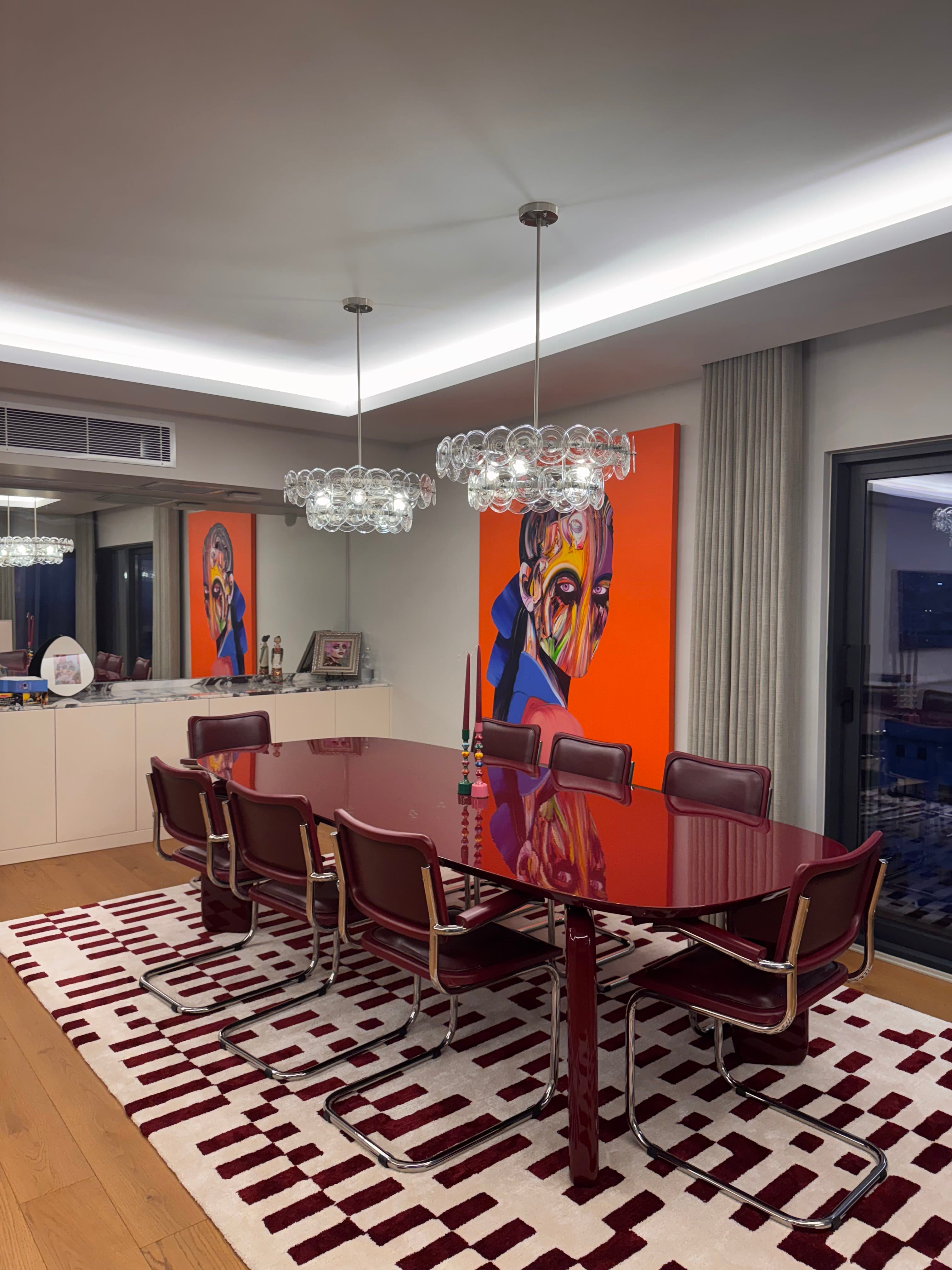 Arel Lighting ANNOT Fusion Glass Chandelier