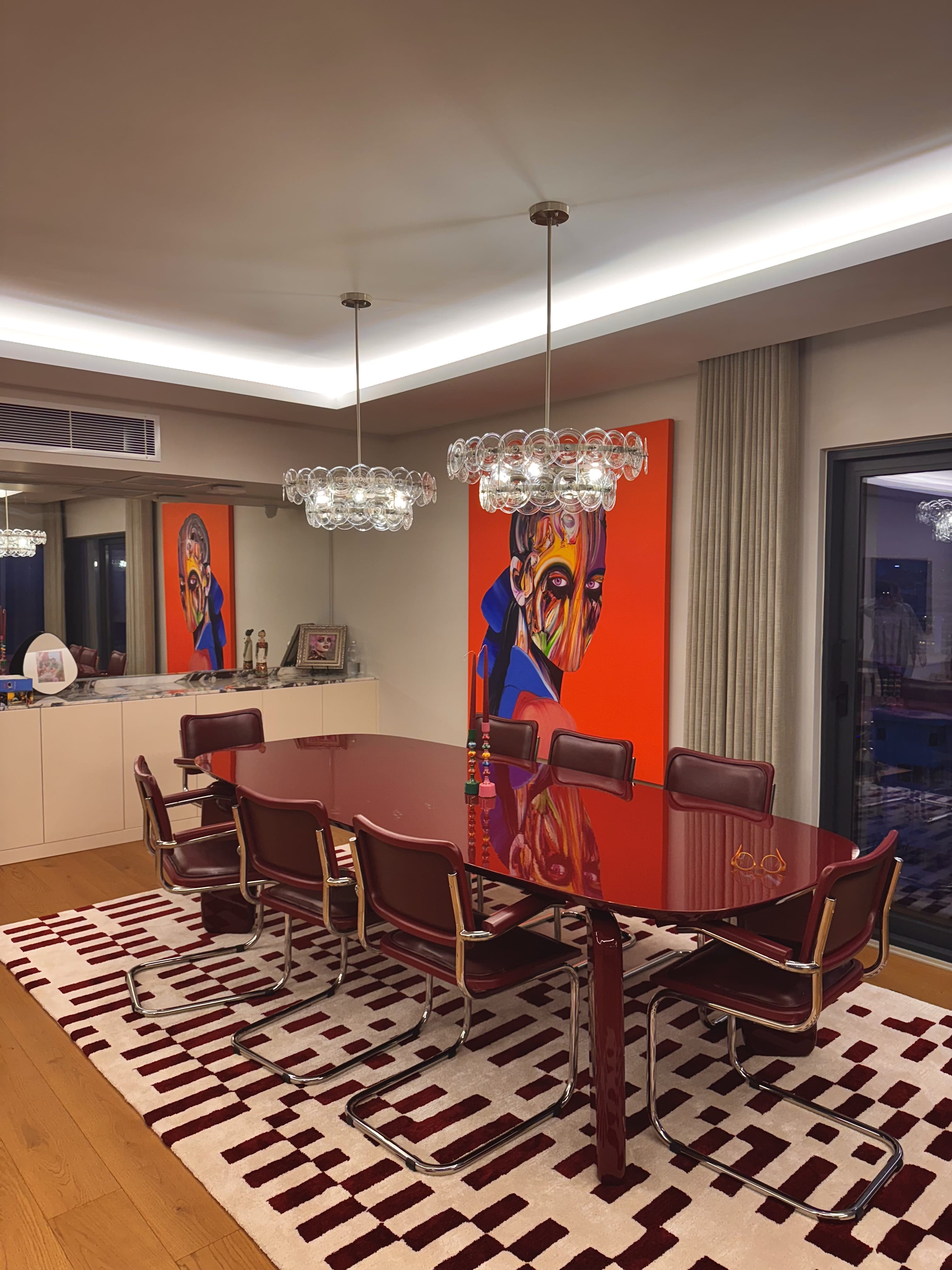Arel Lighting ANNOT Fusion Glass Chandelier