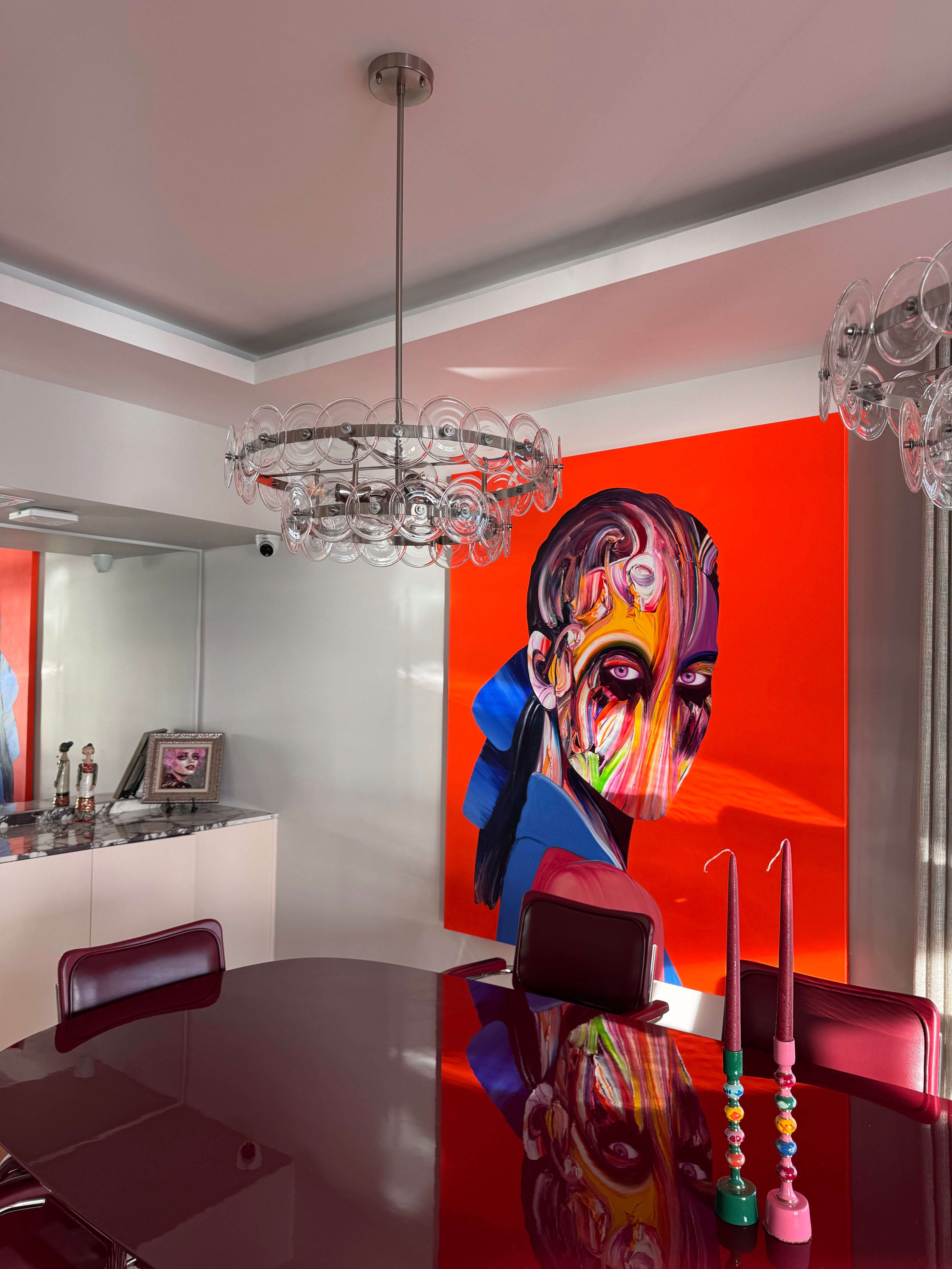 Arel Lighting ANNOT Fusion Glass Chandelier