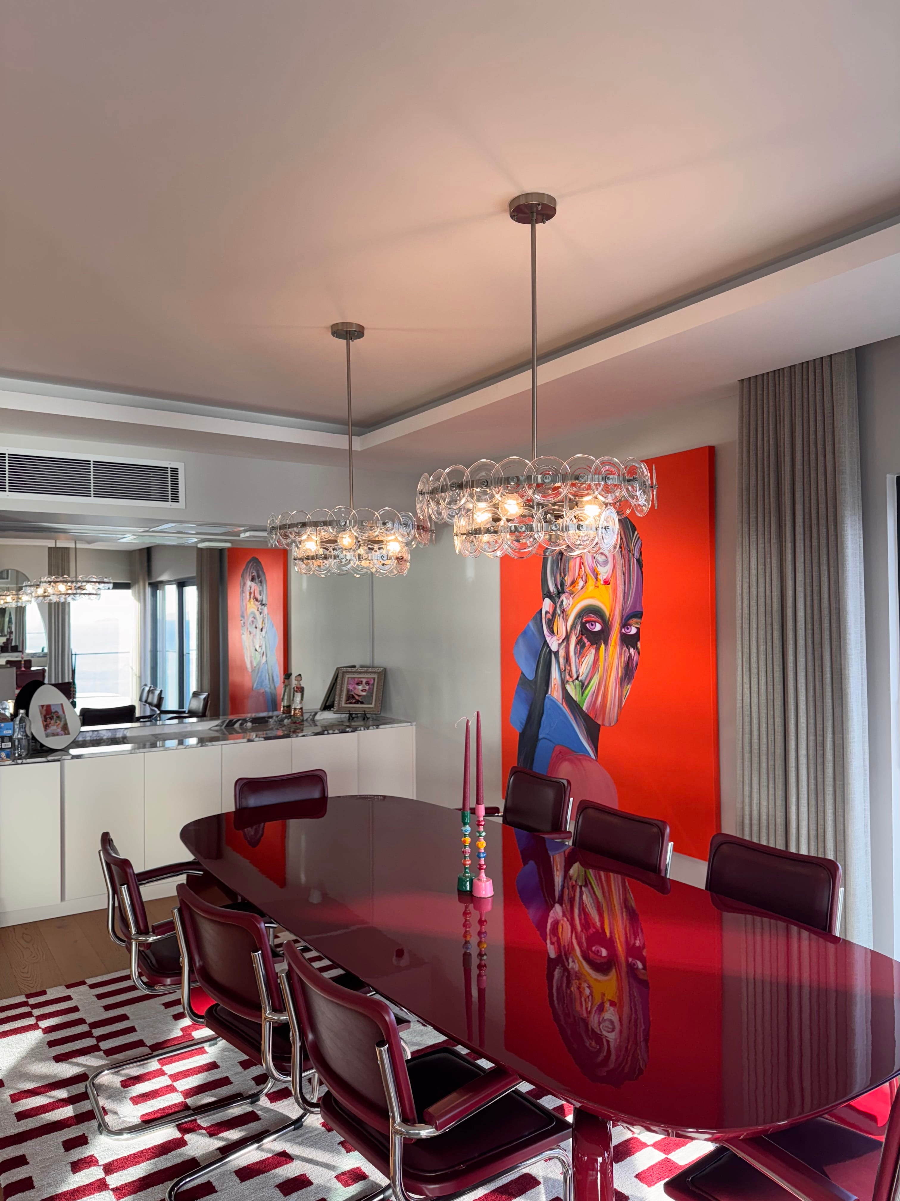 Arel Lighting ANNOT Fusion Glass Chandelier