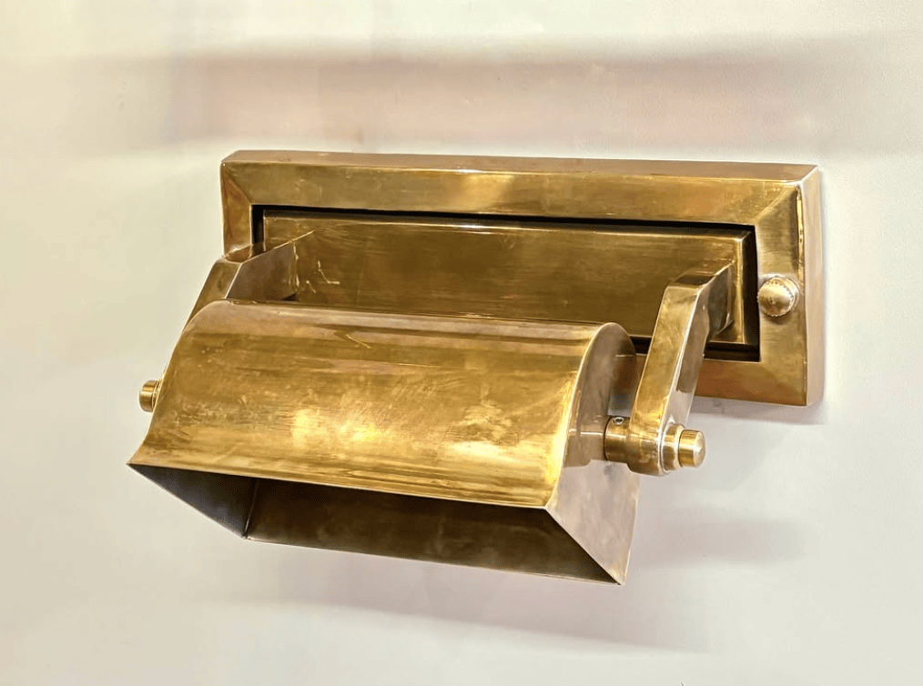 Arel Lighting Antique Brass PEDINI Picture Wall Sconce