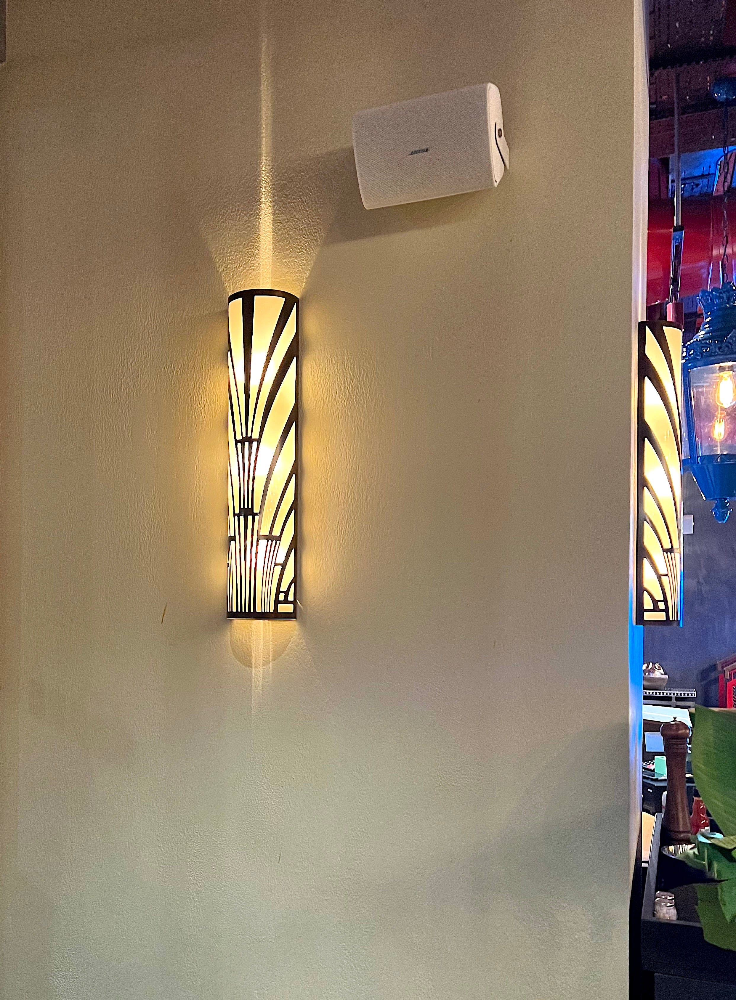 Arel Lighting ARAGON GRANDE Art Deco Sconce