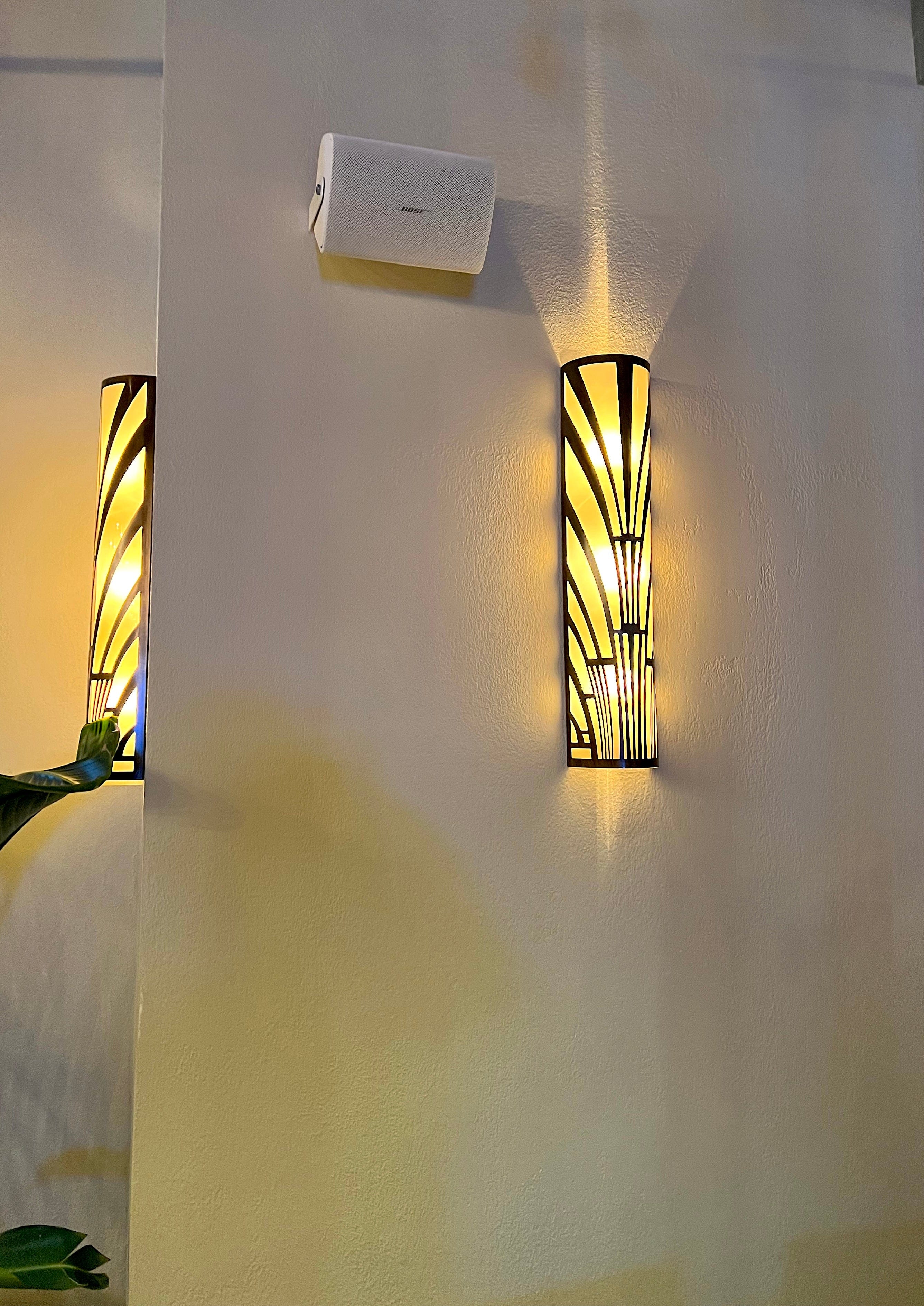 Arel Lighting ARAGON GRANDE Art Deco Sconce