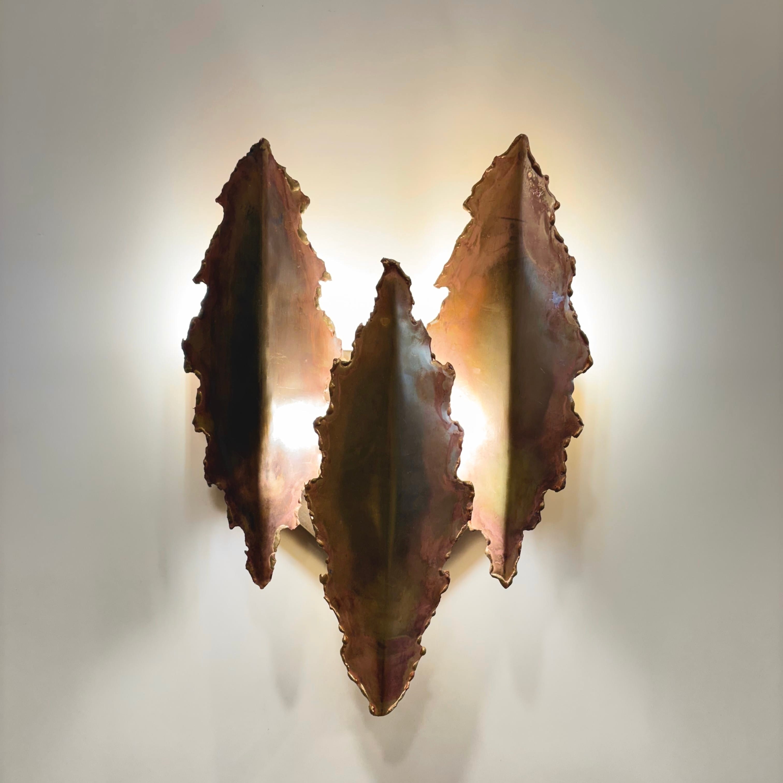 Arel Lighting AUGSBURG Triple Brass Wall Sconce
