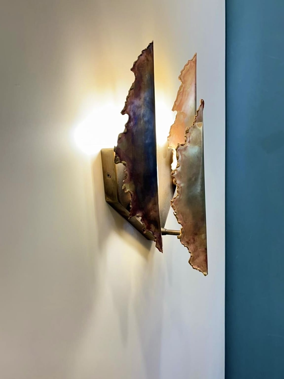 Arel Lighting AUGSBURG Triple Brass Wall Sconce