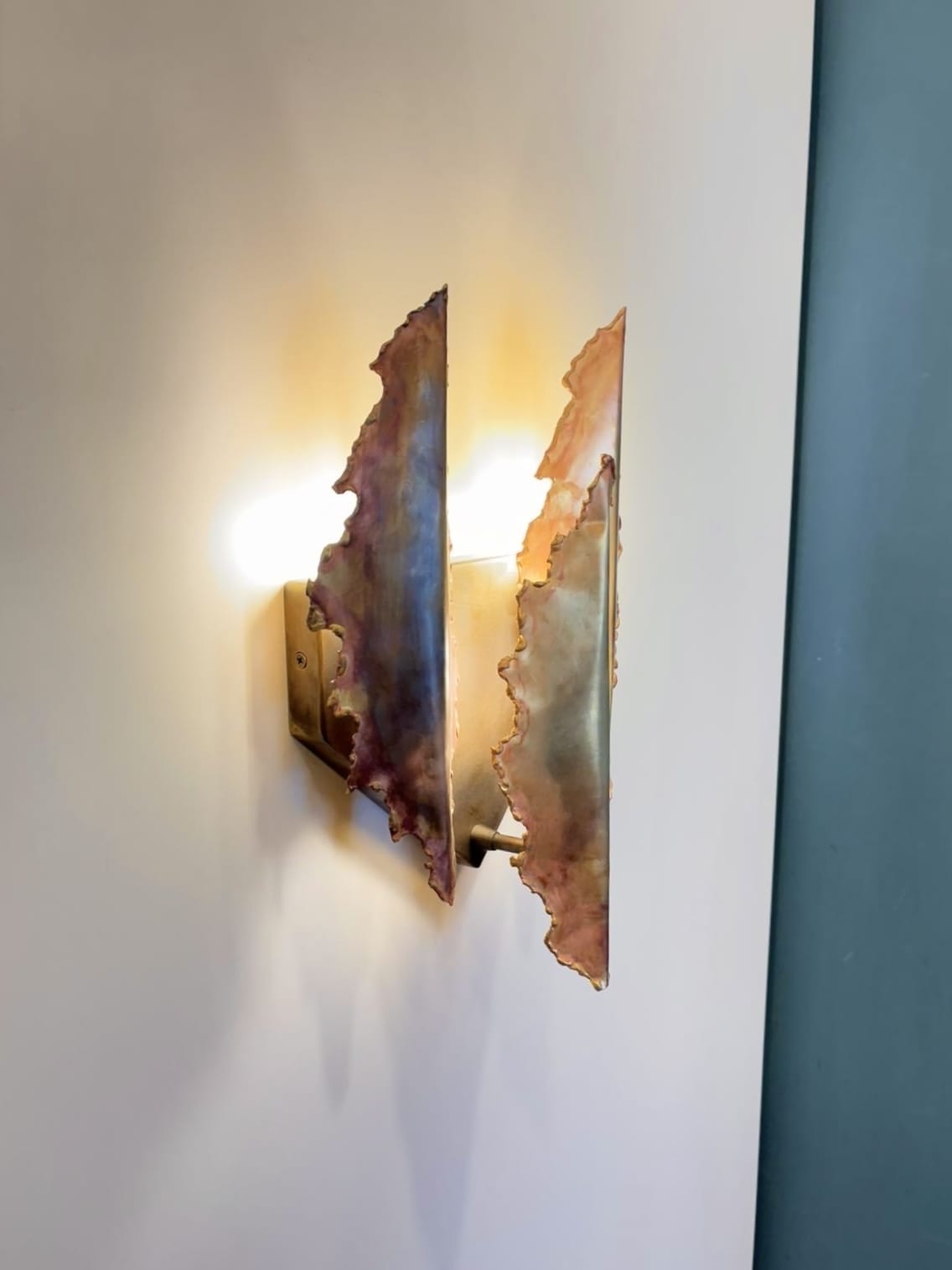 Arel Lighting AUGSBURG Triple Brass Wall Sconce