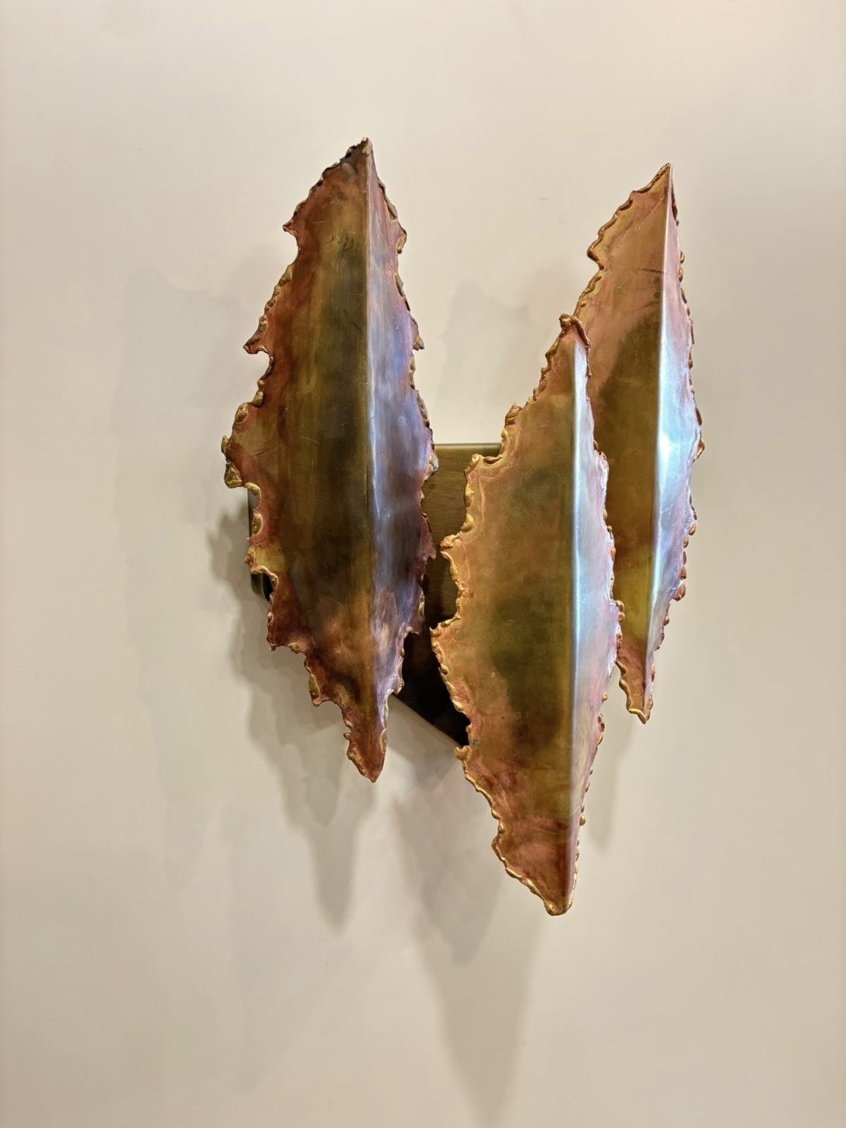 Arel Lighting AUGSBURG Triple Brass Wall Sconce
