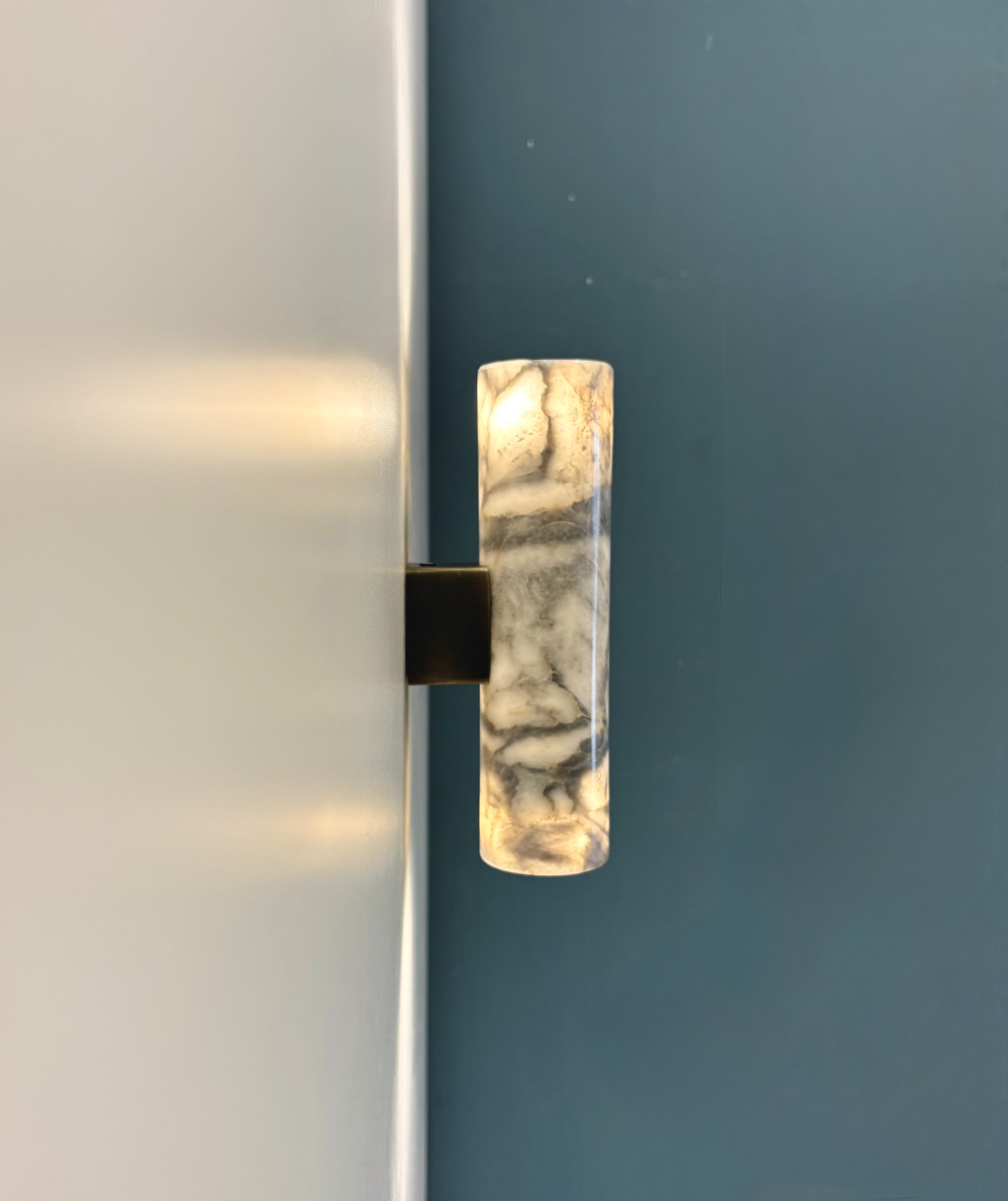 Arel Lighting BIED Marble Two Way Wall Sconce