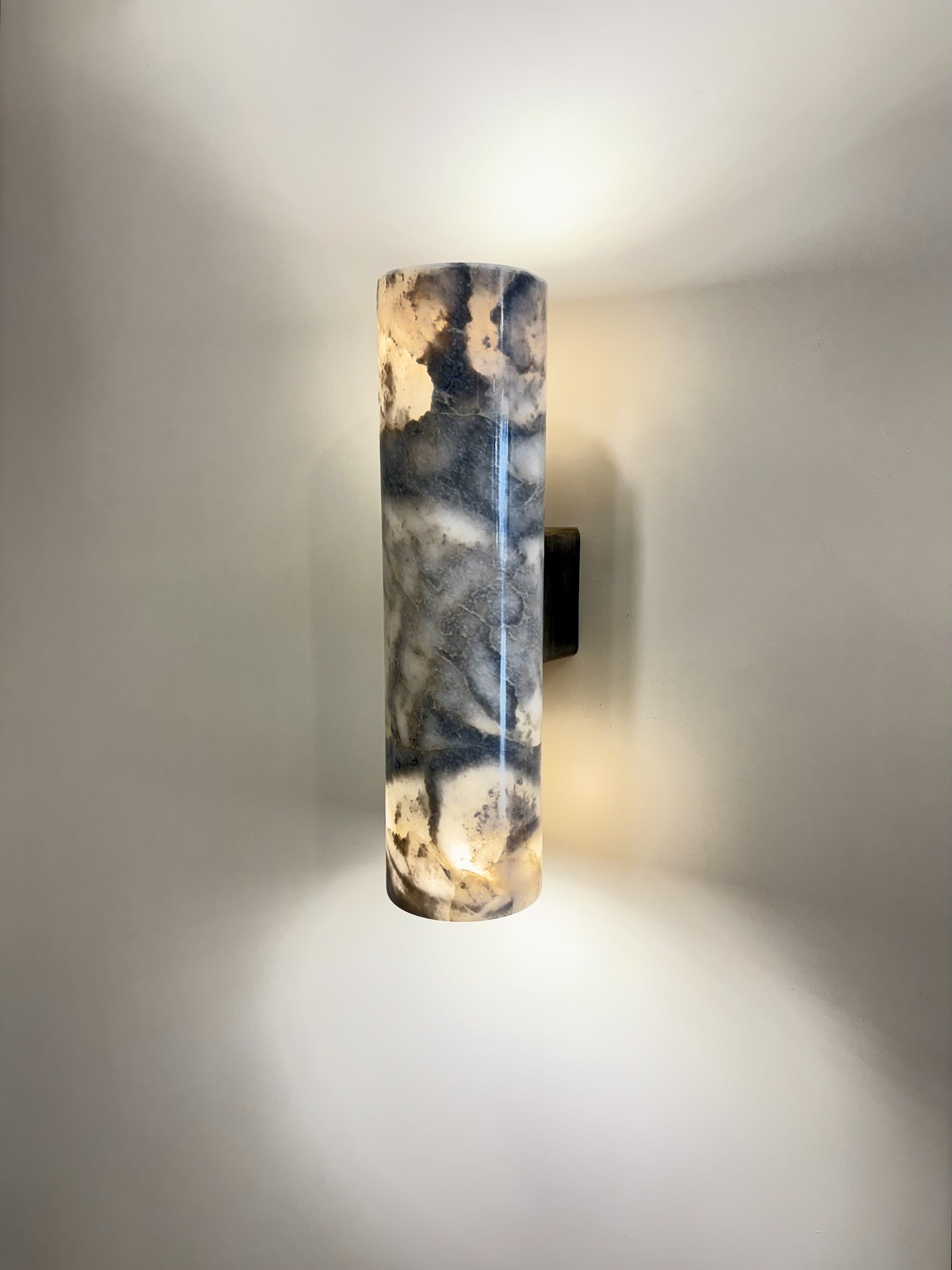 Arel Lighting BIED Marble Two Way Wall Sconce