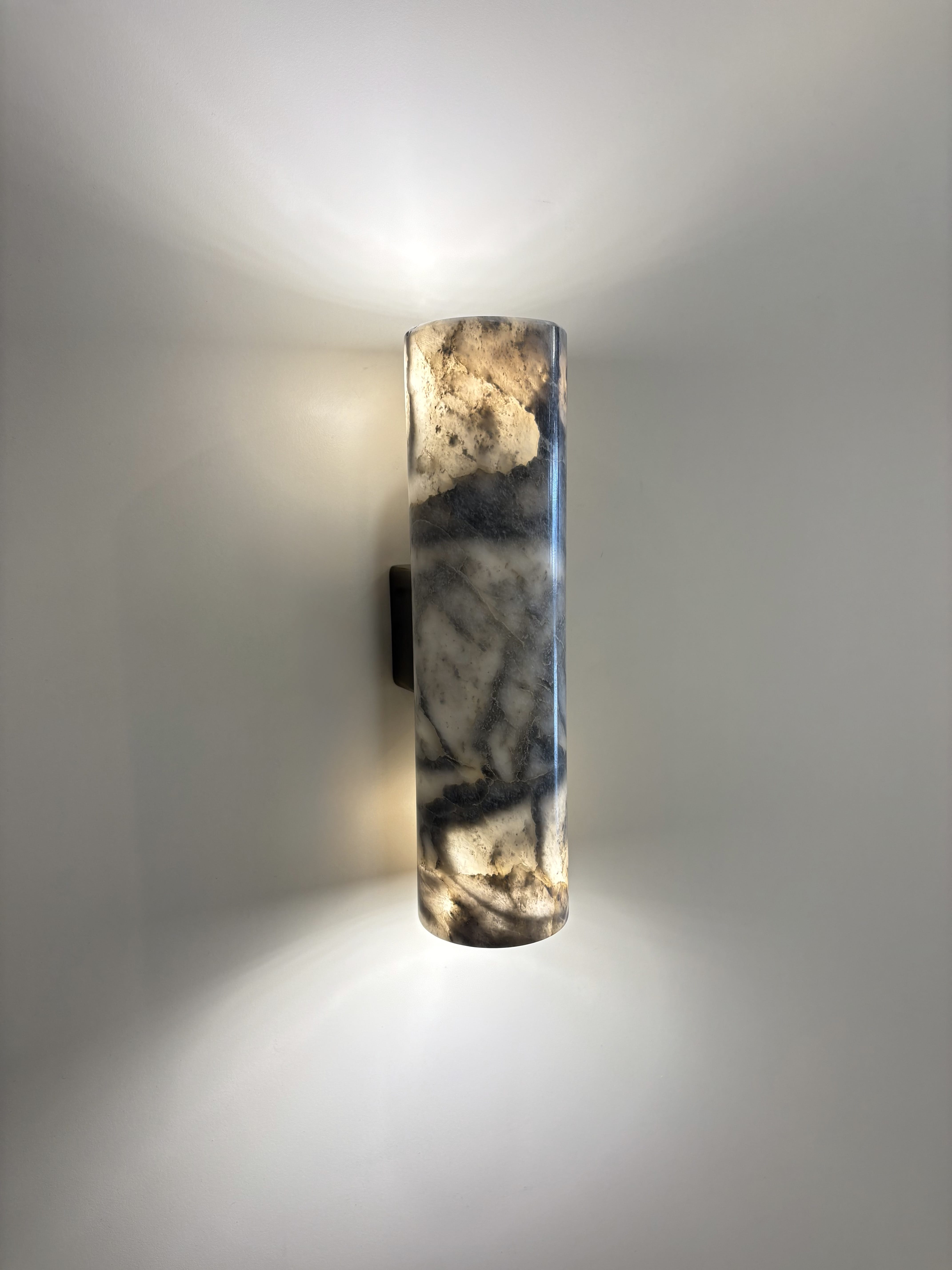 Arel Lighting BIED Marble Two Way Wall Sconce