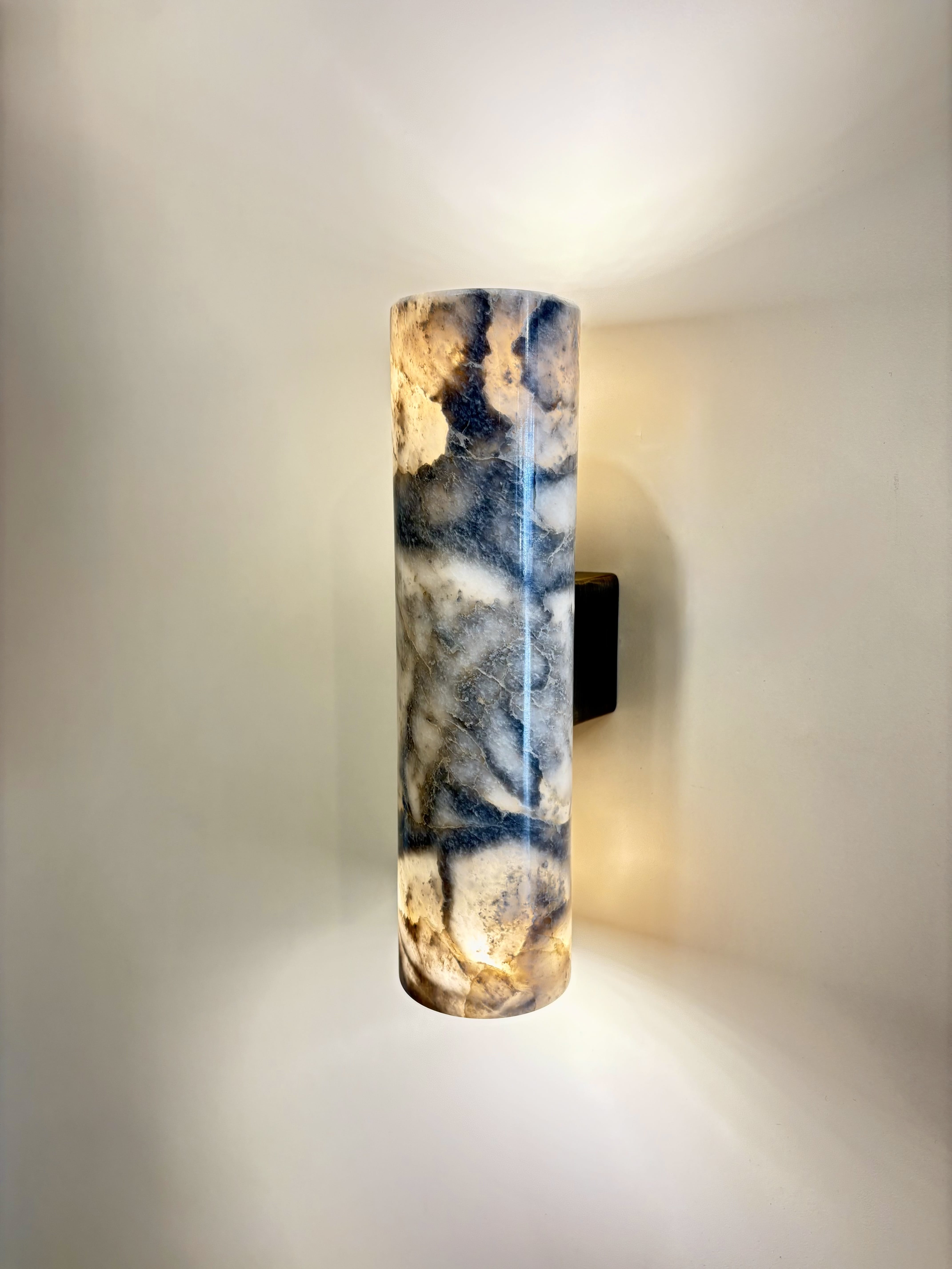 Arel Lighting BIED Marble Two Way Wall Sconce